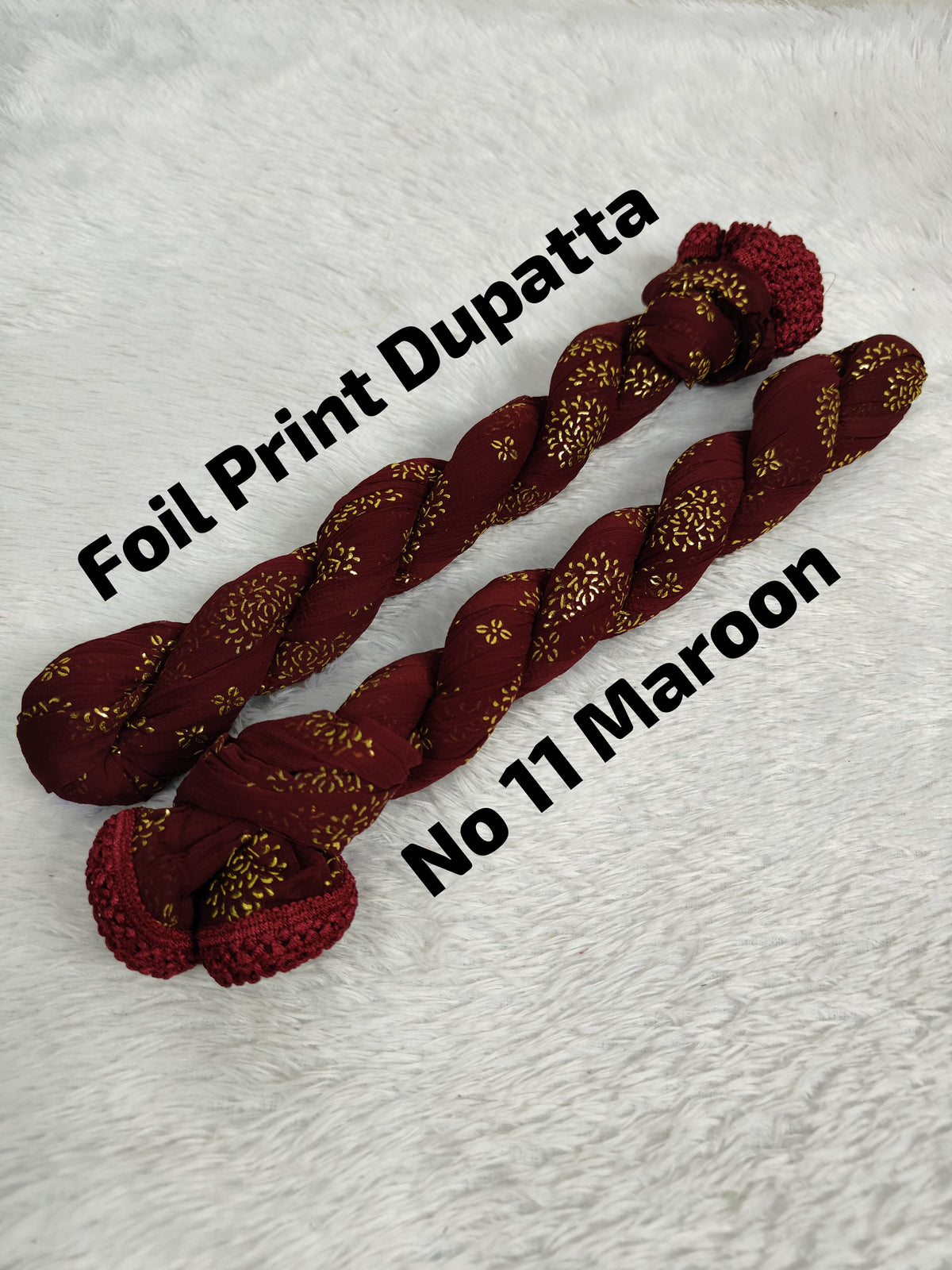 Premium Foil Print Dupatta 11