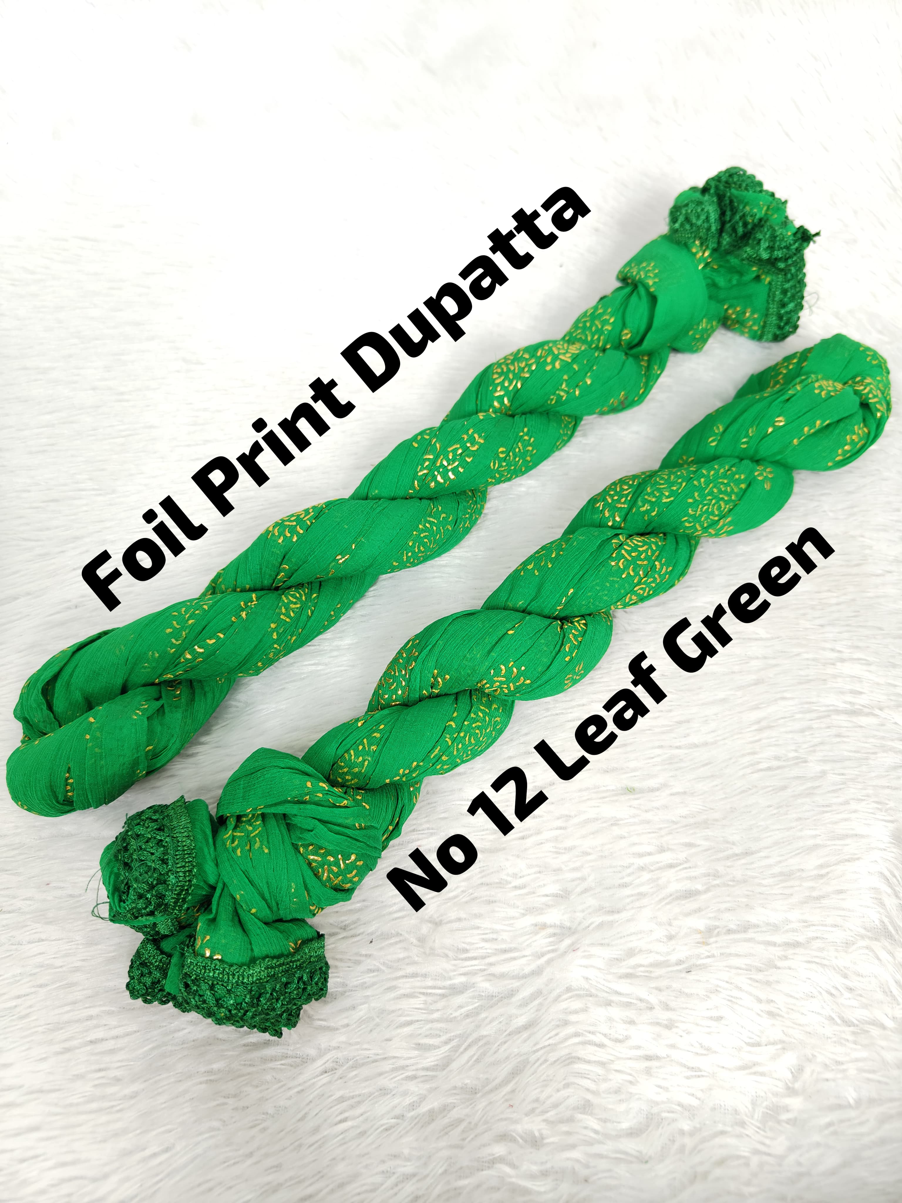 Premium  Foil Print Dupatta 12