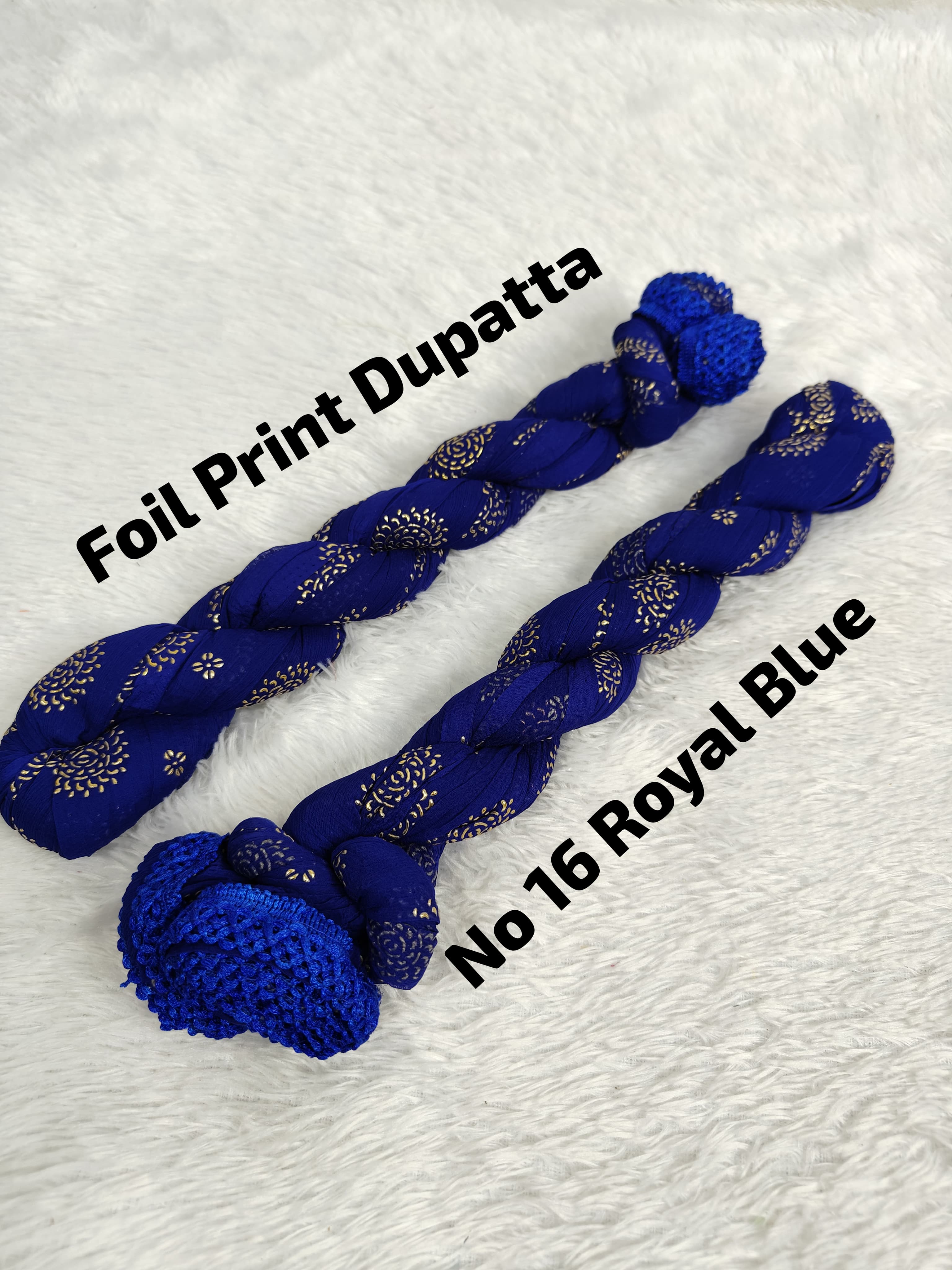 Premium  Foil Print Dupatta 16