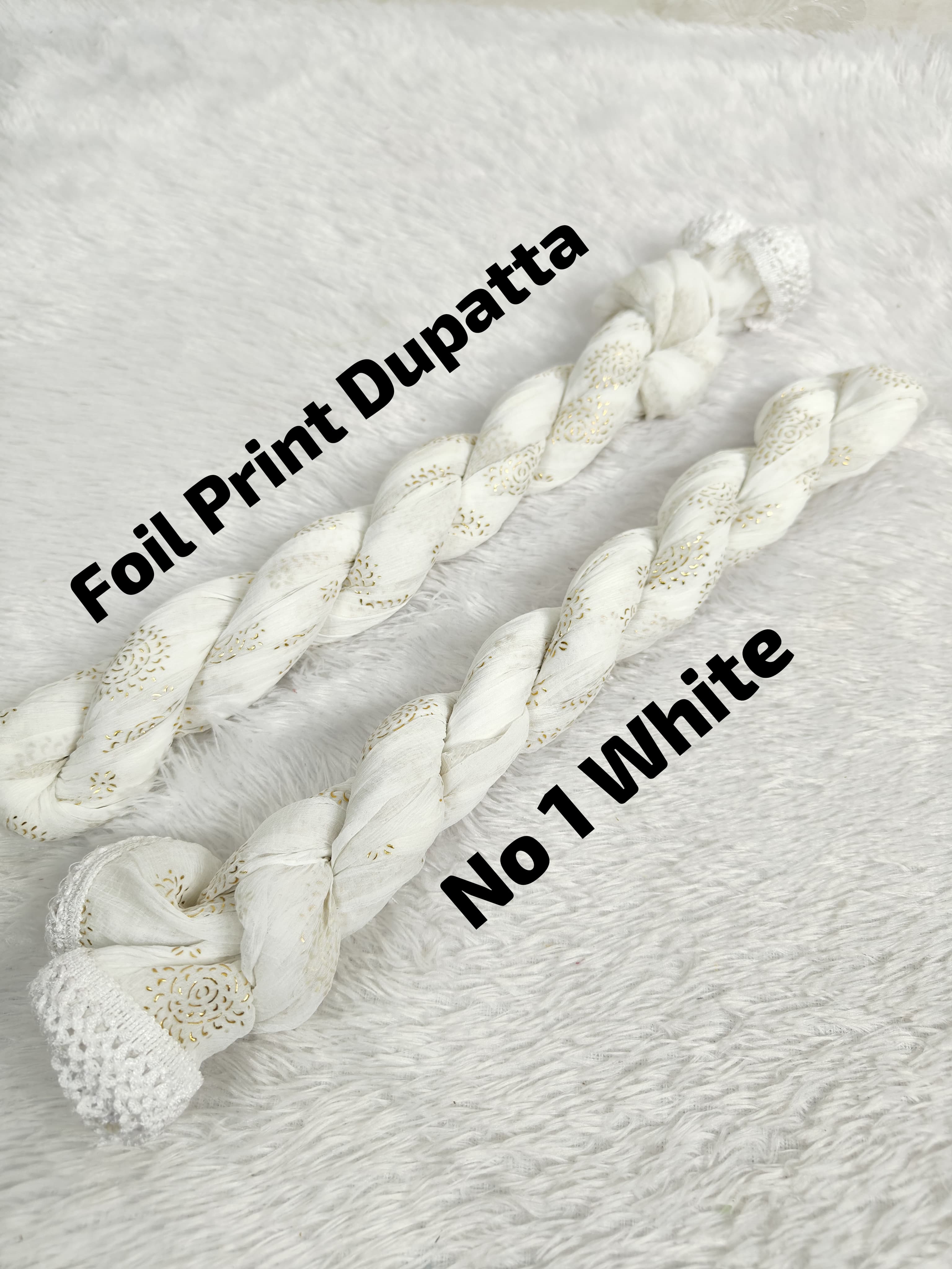 Premium Foil Print Dupatta 1