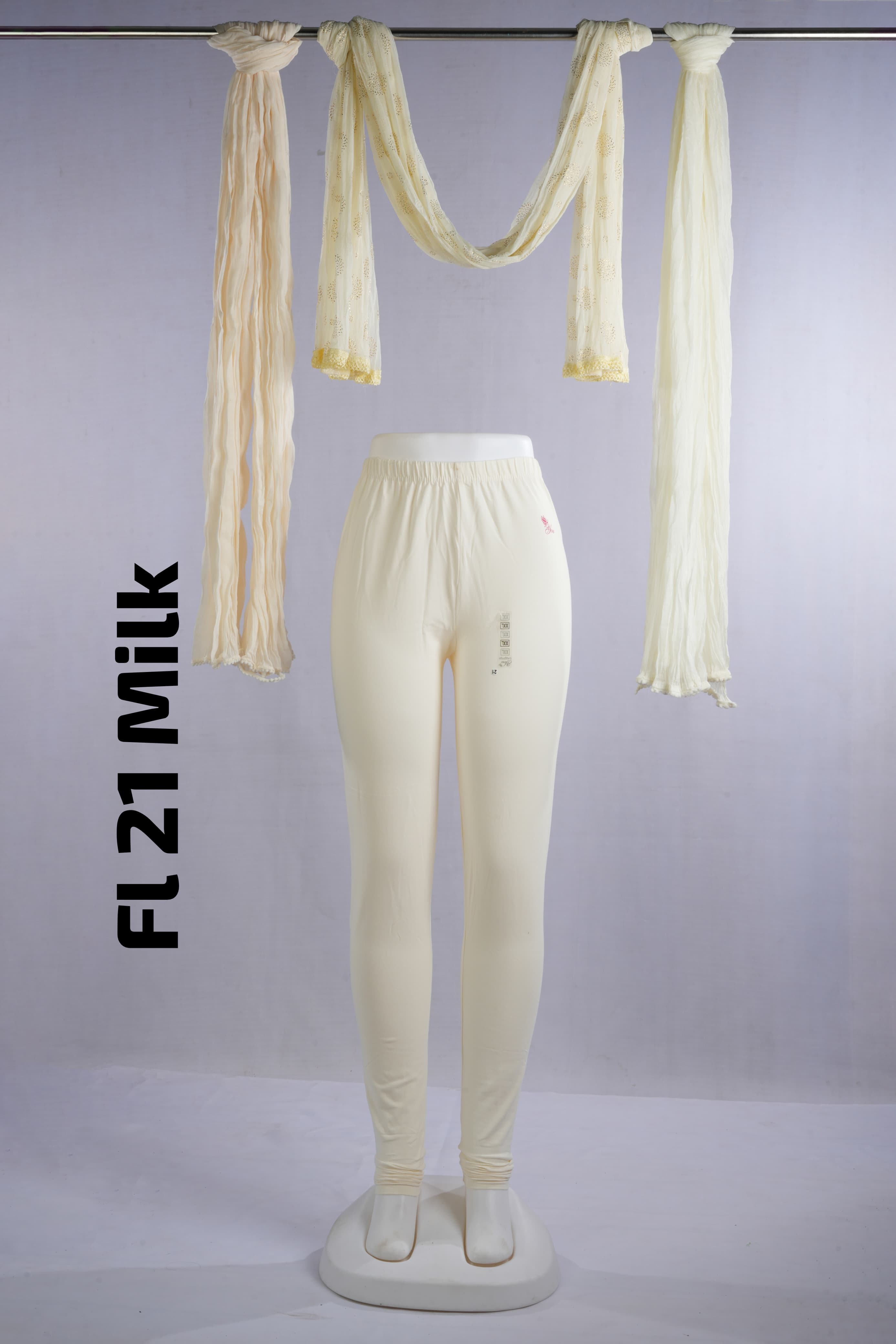 Premium Full Length Leggings (FL 21 Milk)