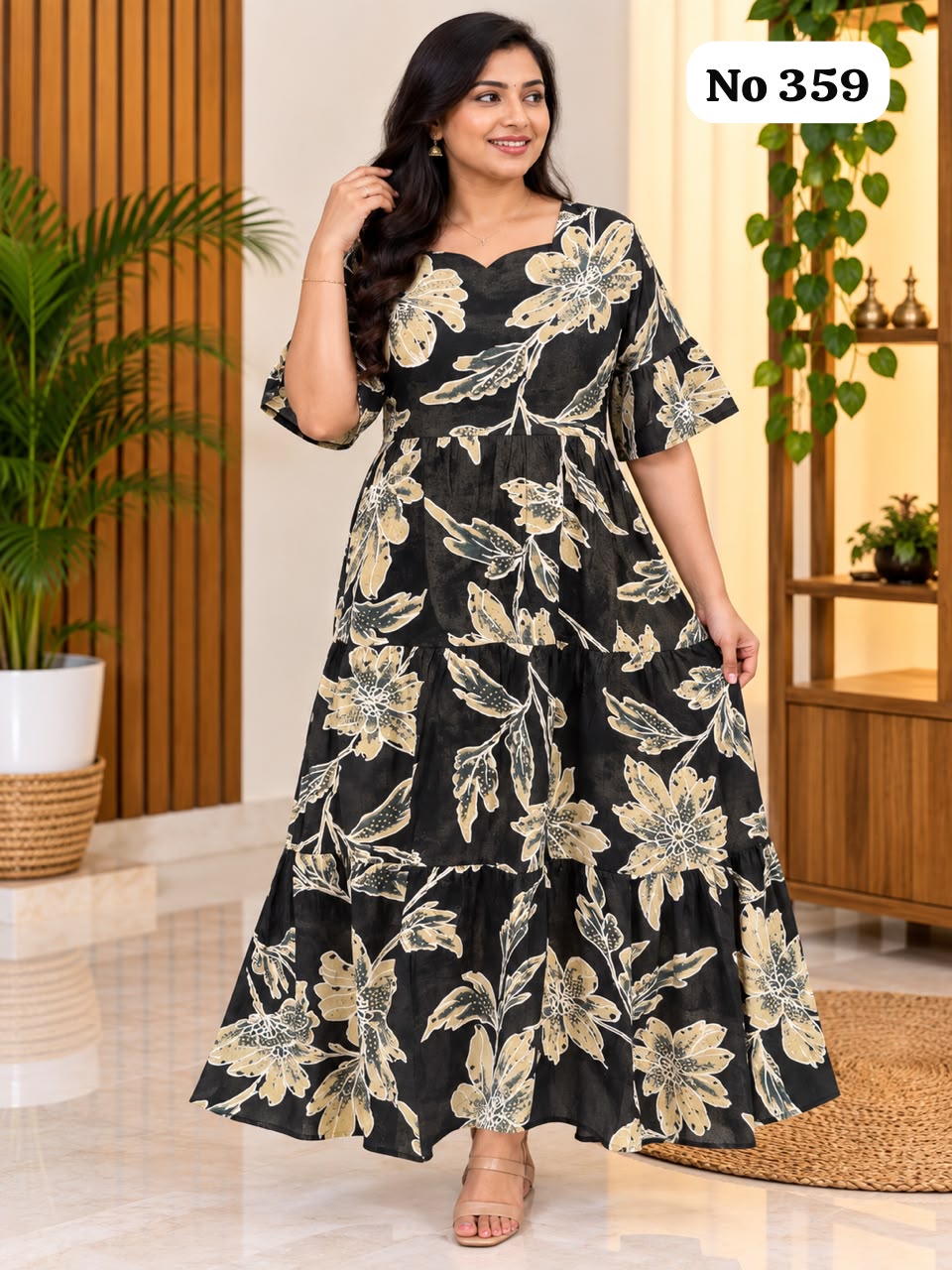 🥰Silk Maxi Gown (359)