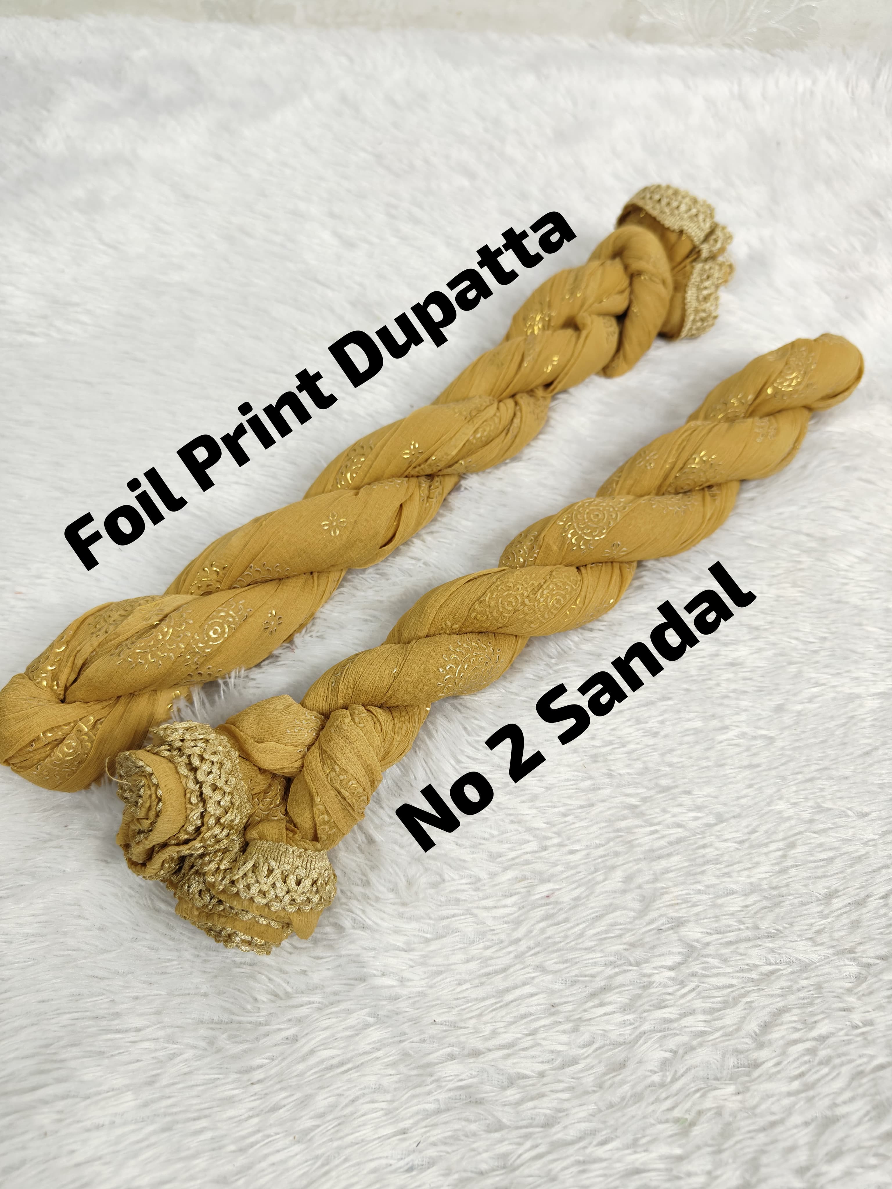 Premium  Foil Print Dupatta 2