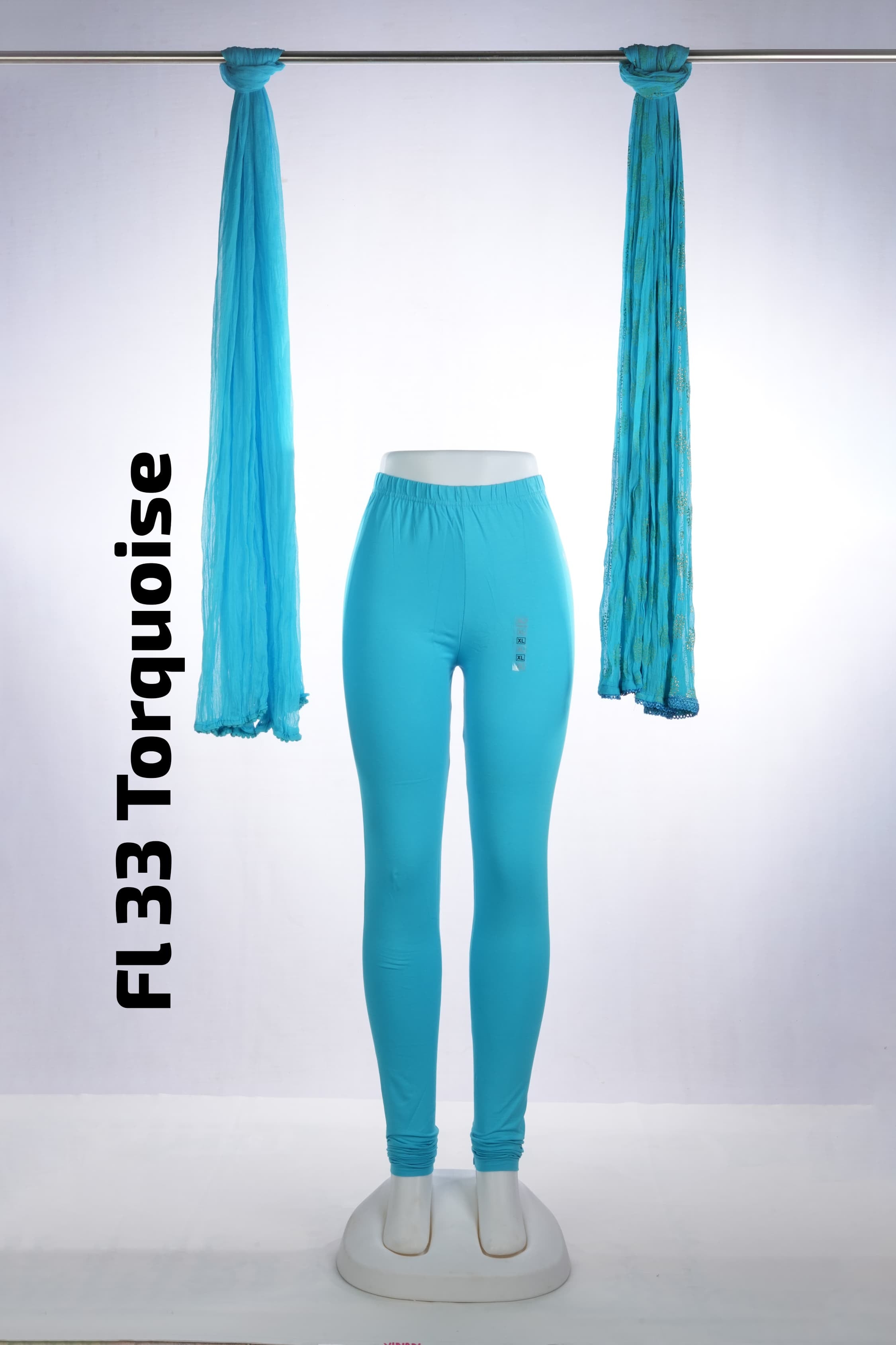 Premium Full Length Leggings (FL 33 Torquoise)