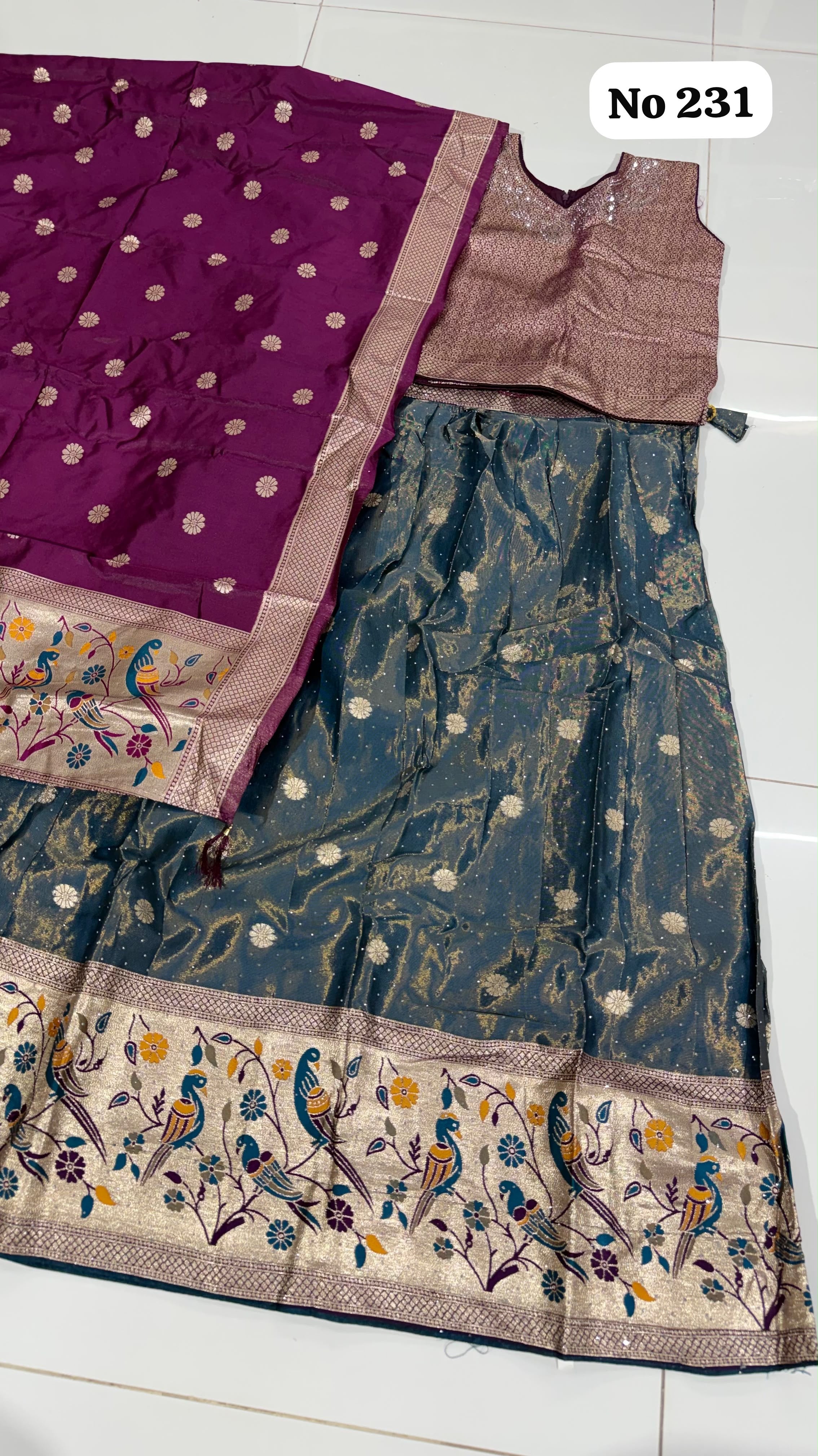 Lehenga Choli🥰231(Size 42)