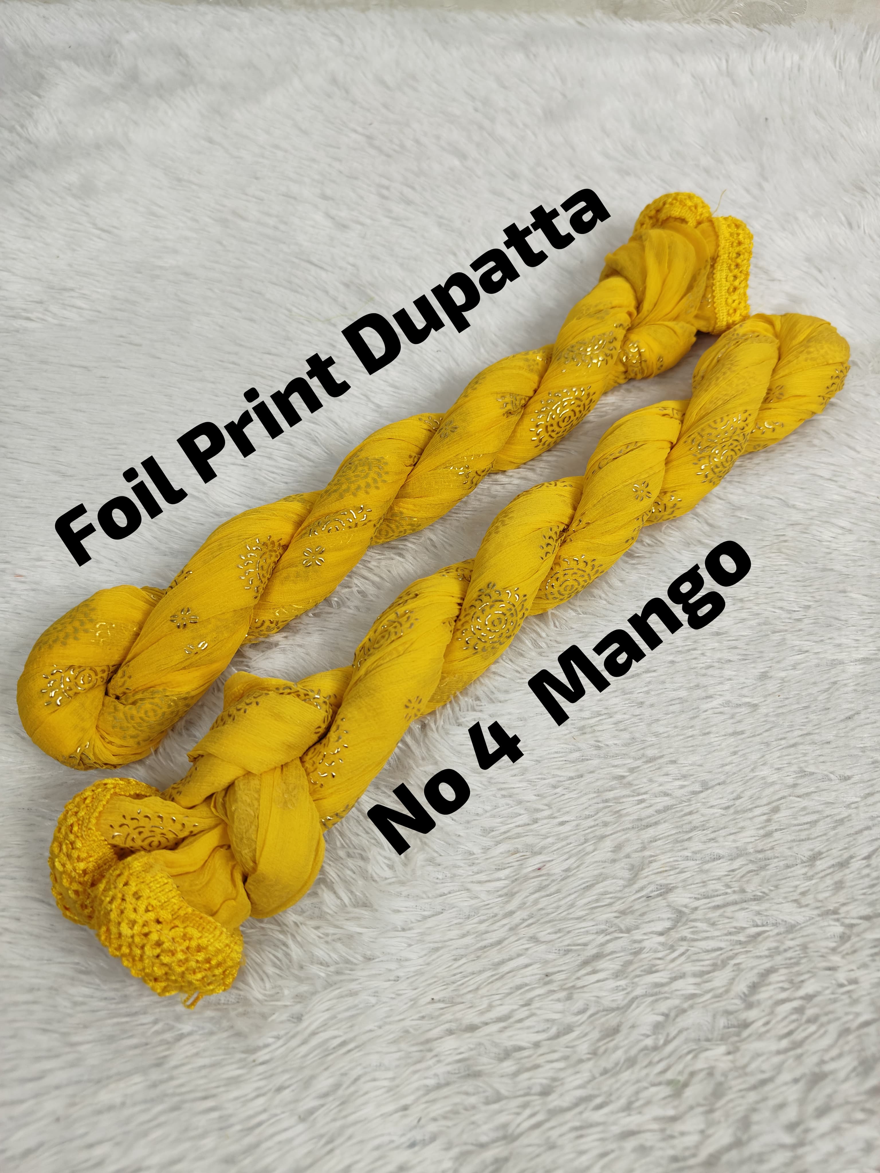 Premium Foil Print Dupatta 4