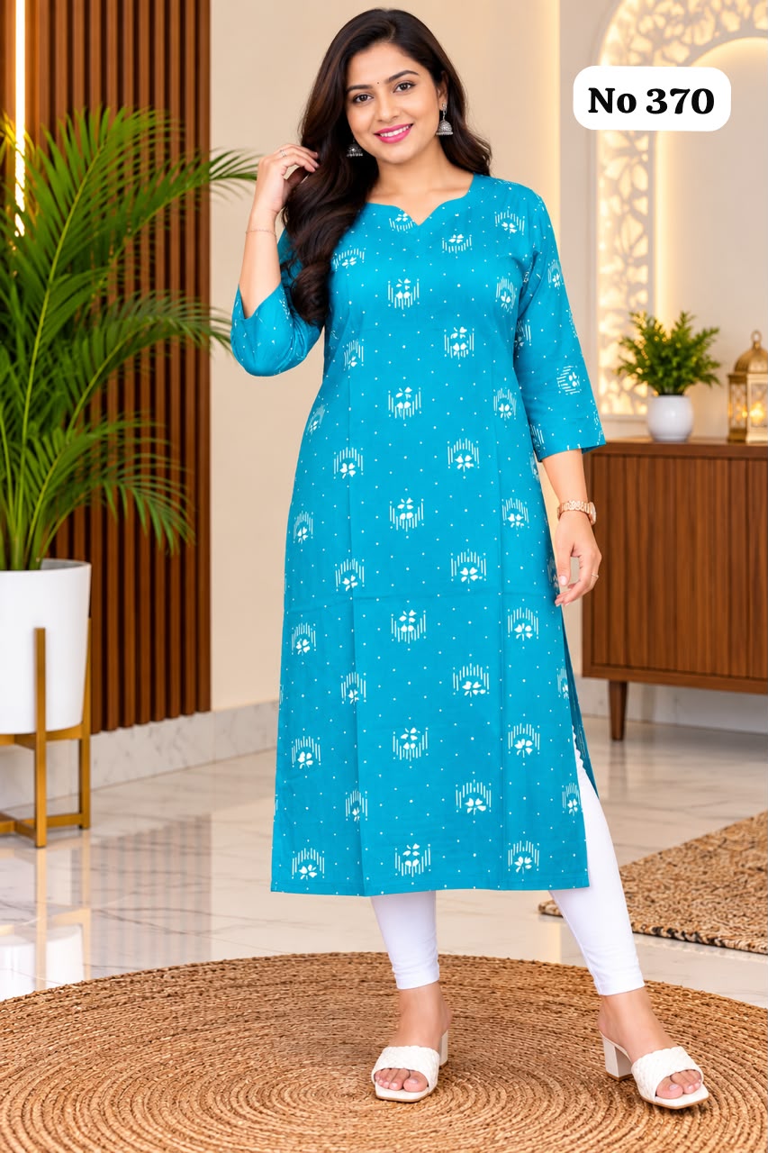 Avaasa Side Open Kurtis (370)