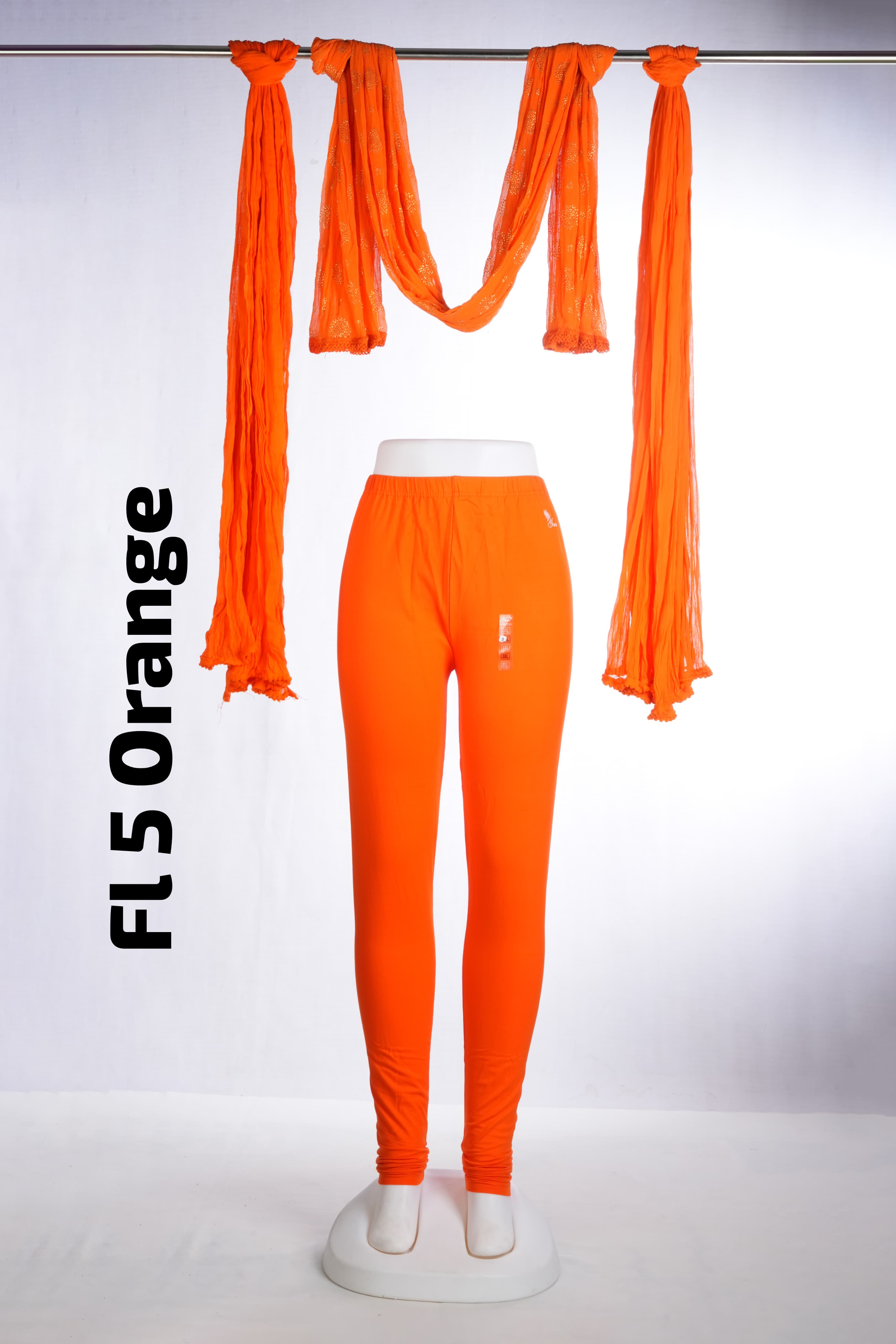 Premium Full Length Leggings (FL 5 Orange)