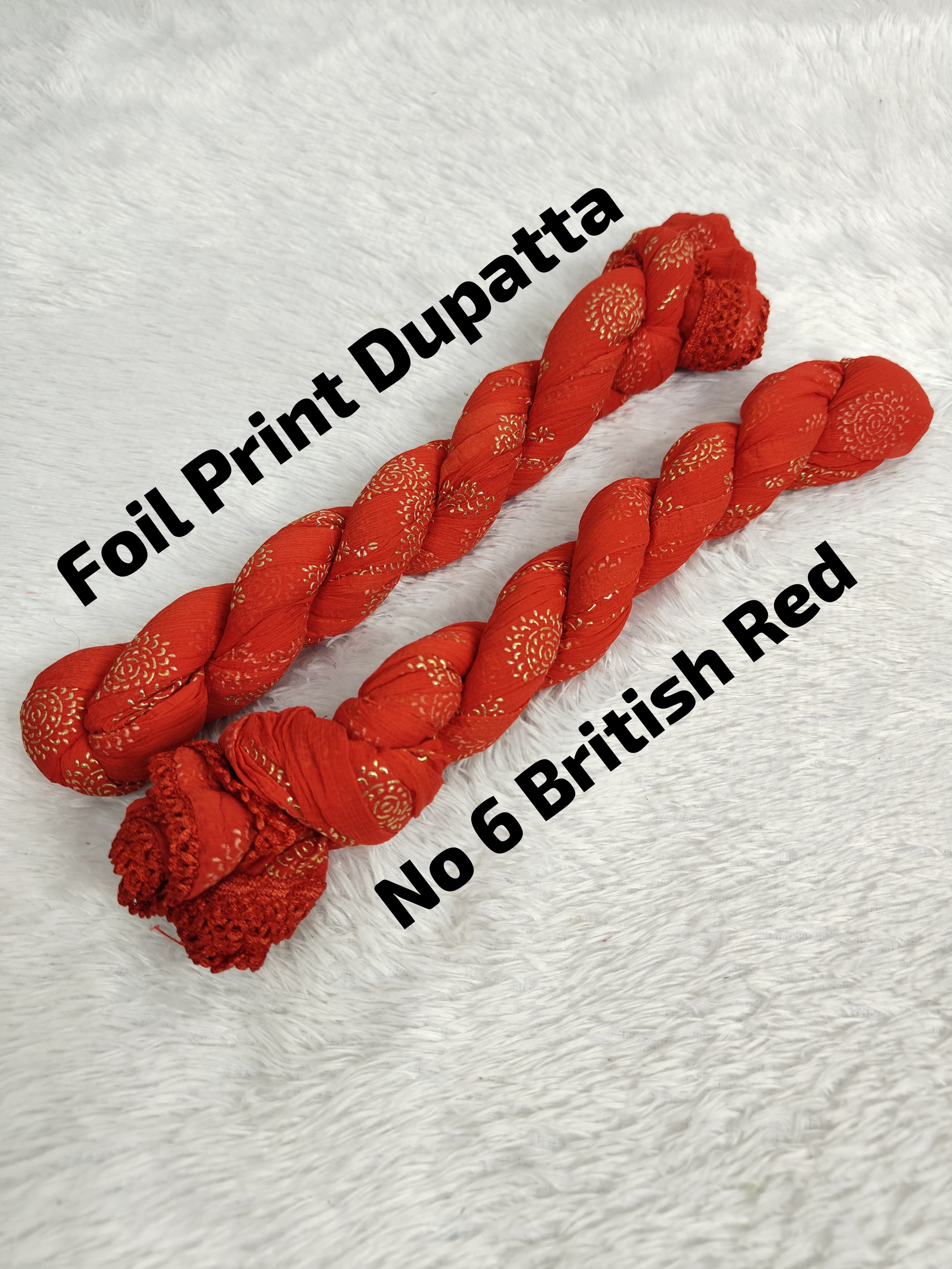 Premium Foil Print Dupatta 6