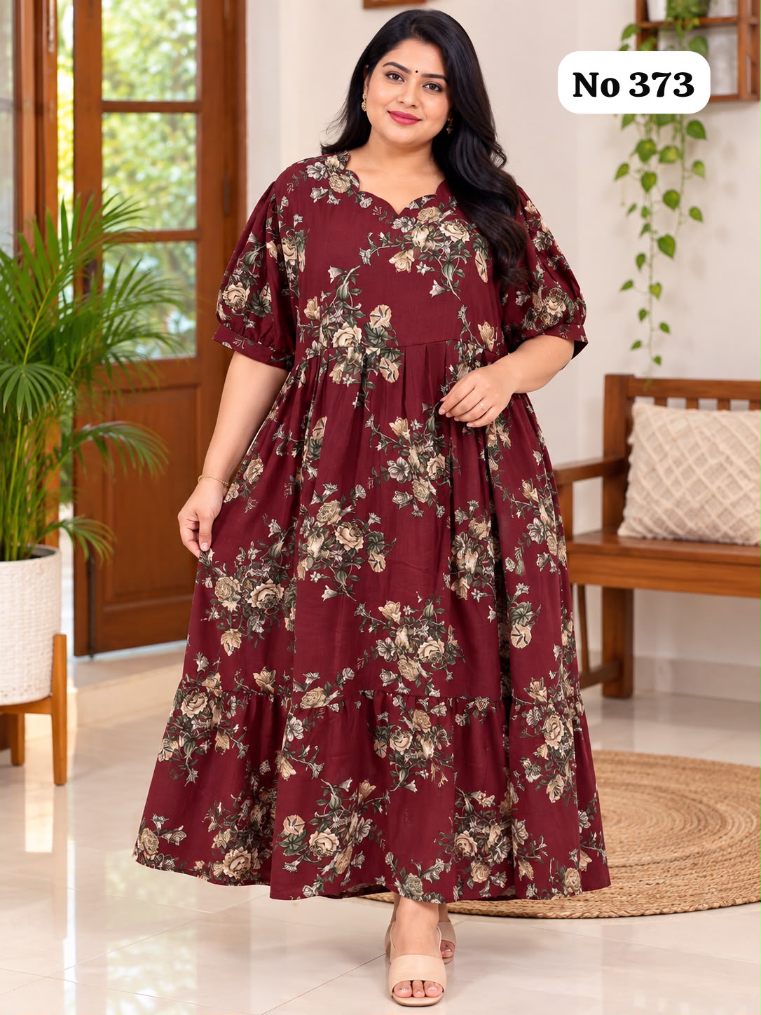 🥰Delta Popcorn Plus Size Gown(373)