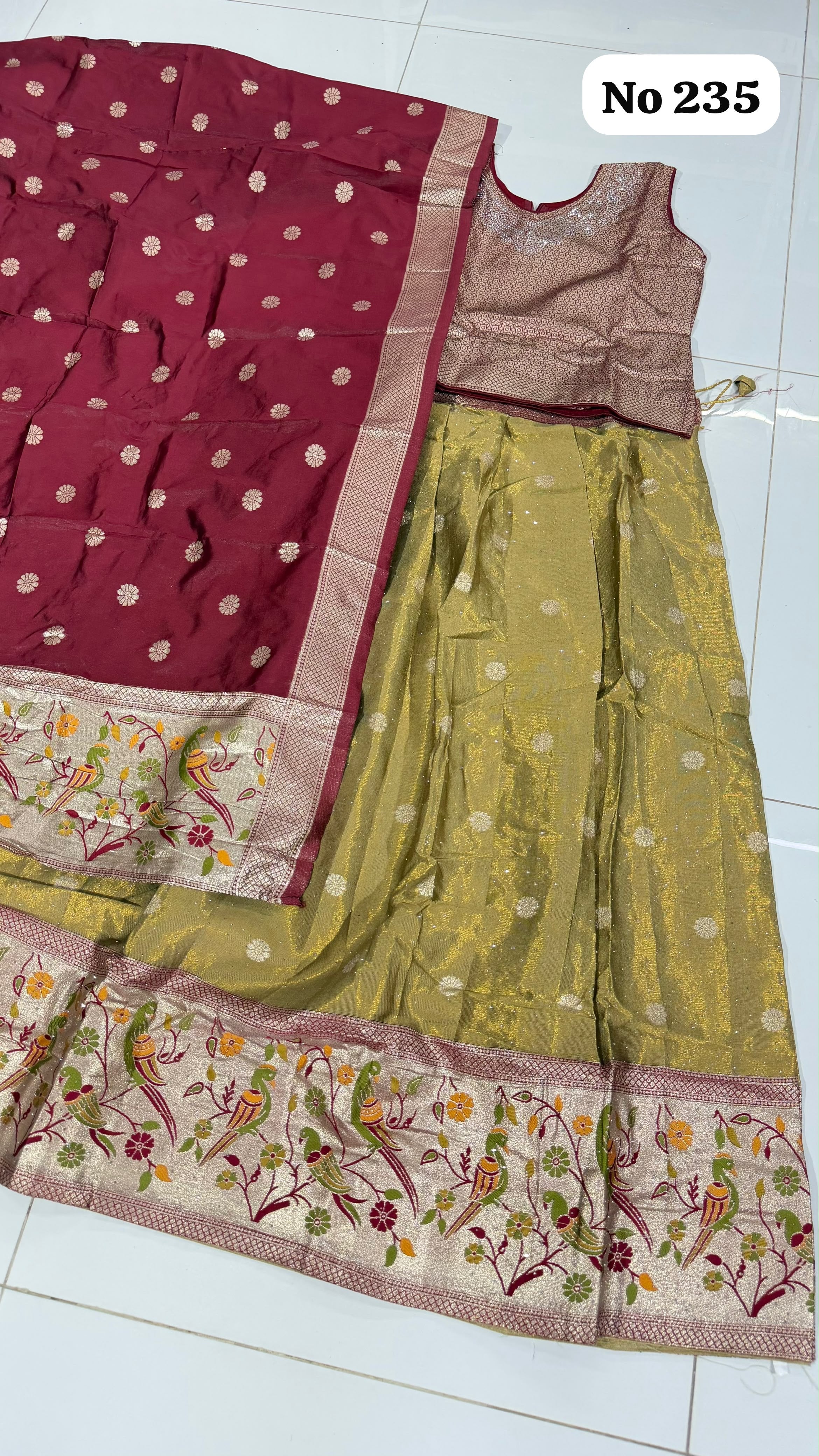 Lehenga Choli🥰 235(Size 42)