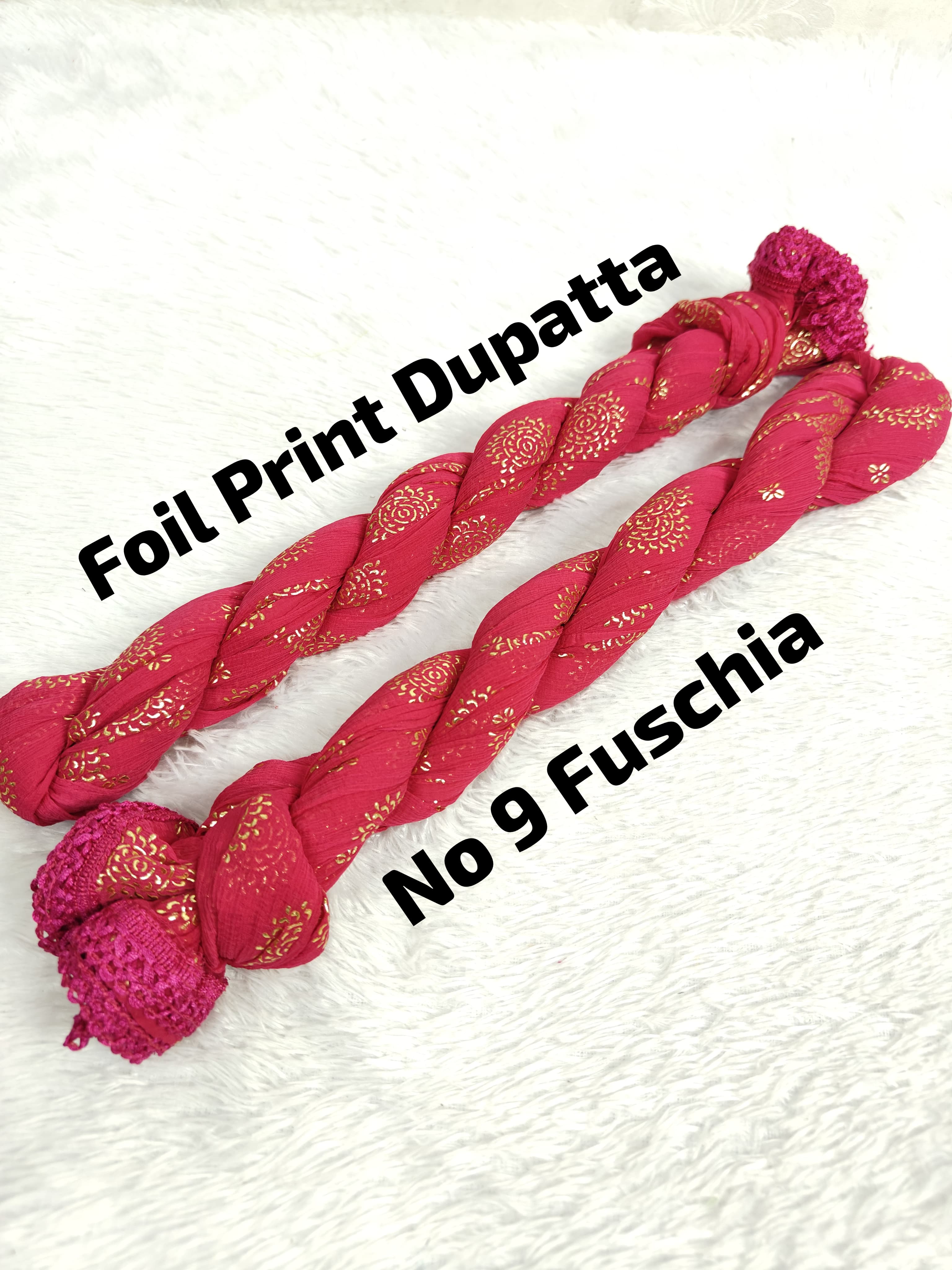 Premium Foil Print Dupatta 9