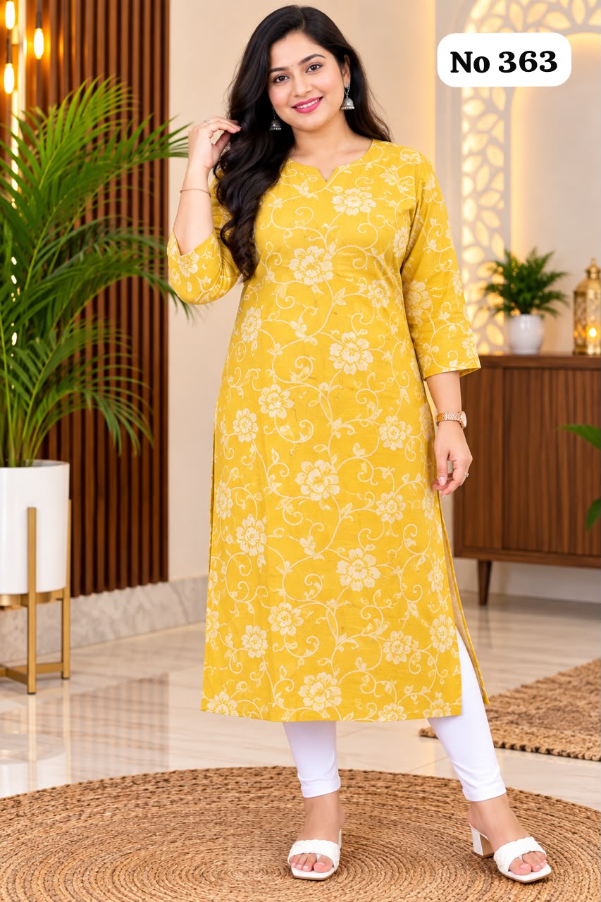 Avaasa Side Open Kurtis (363)