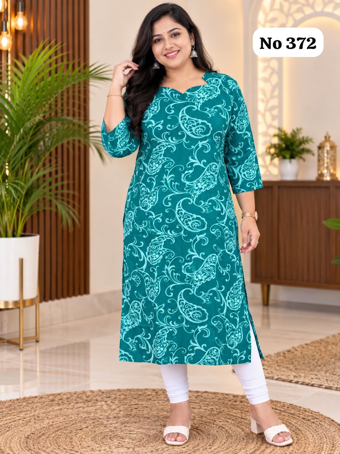 Avaasa Side Open Kurtis(372)