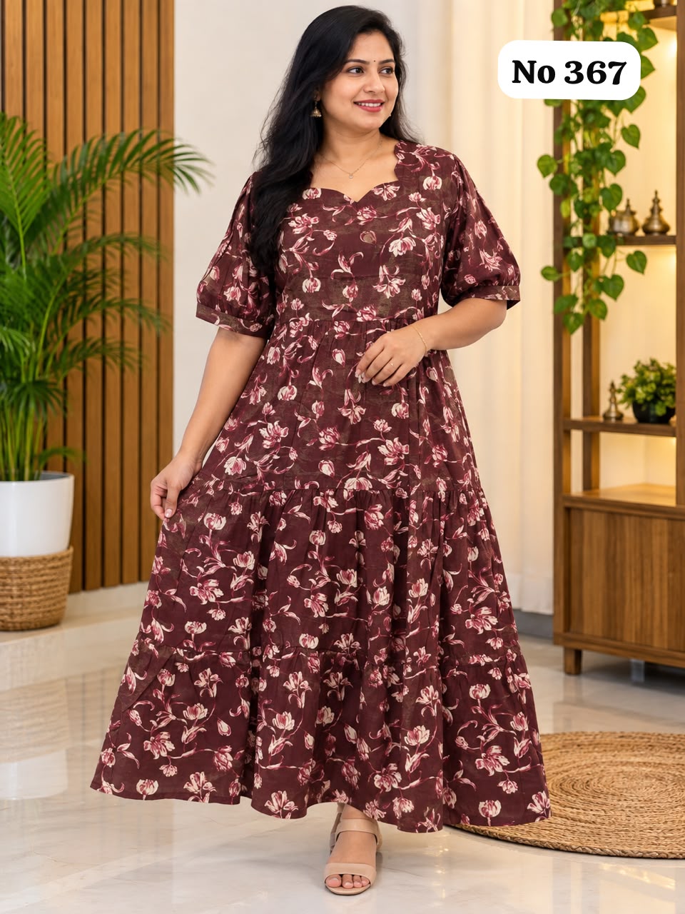 🥰Silk Maxi Gown (367)