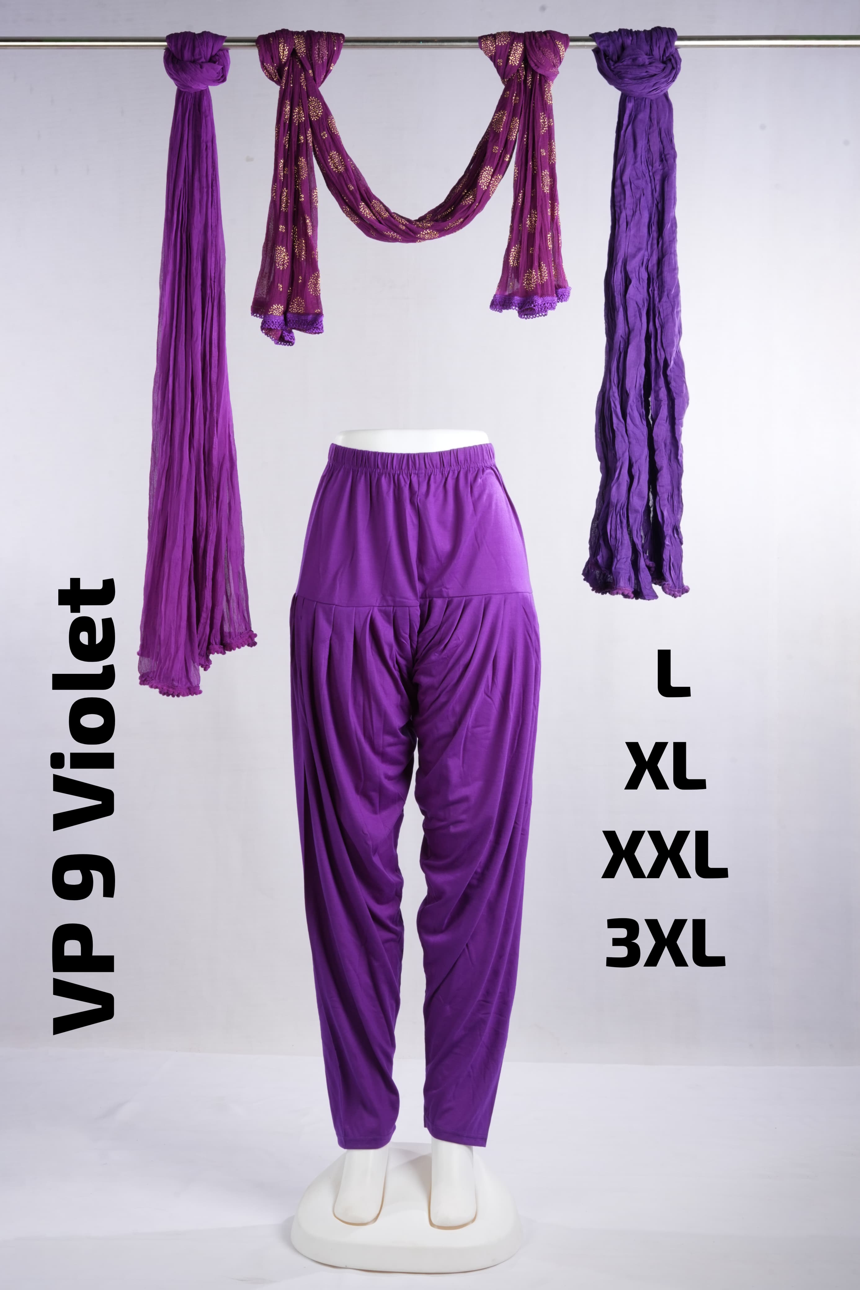 Premium Viscose Patiyala (VP 9 Violet)
