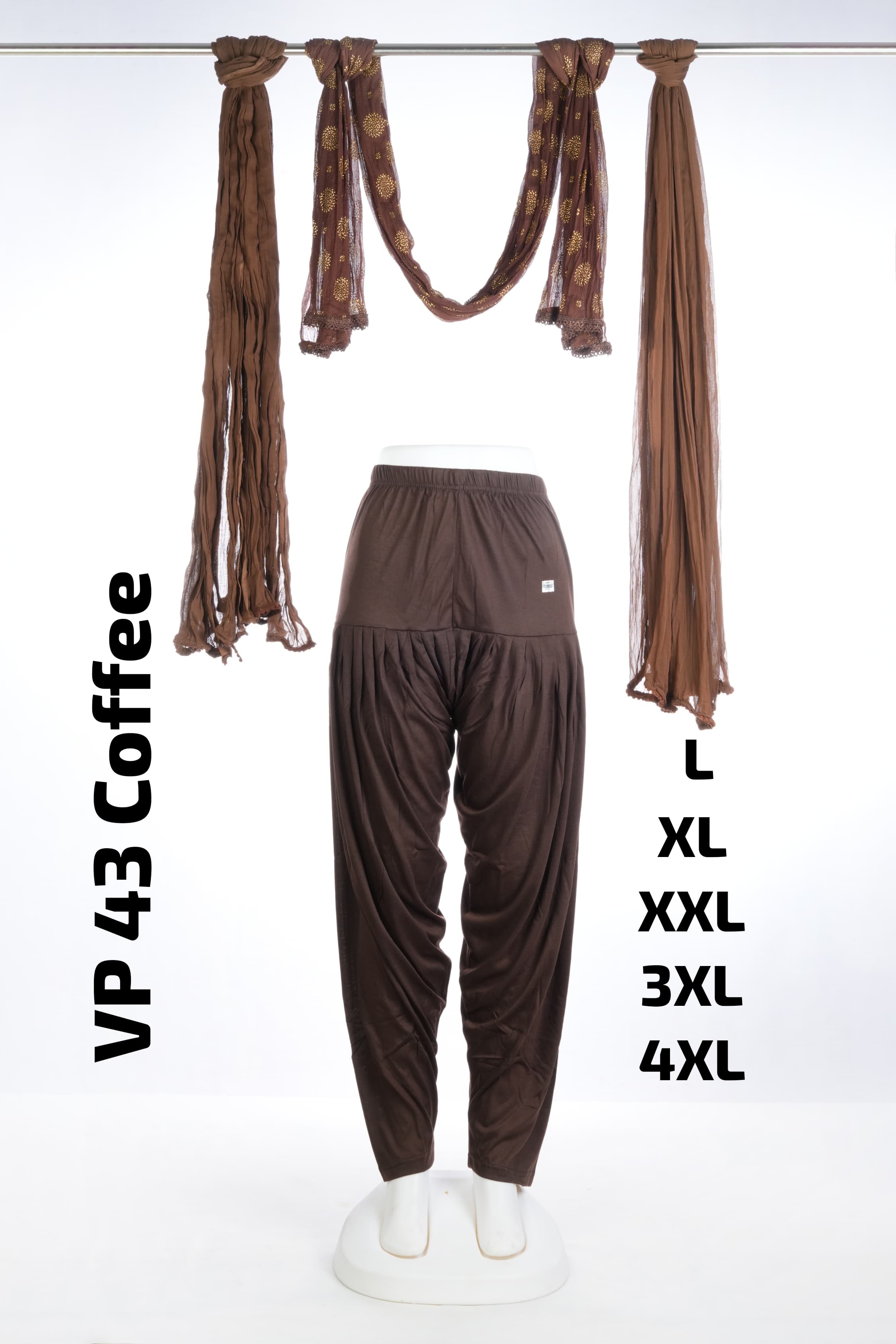 Premium Viscose Patiyala (VP 43 Coffee)