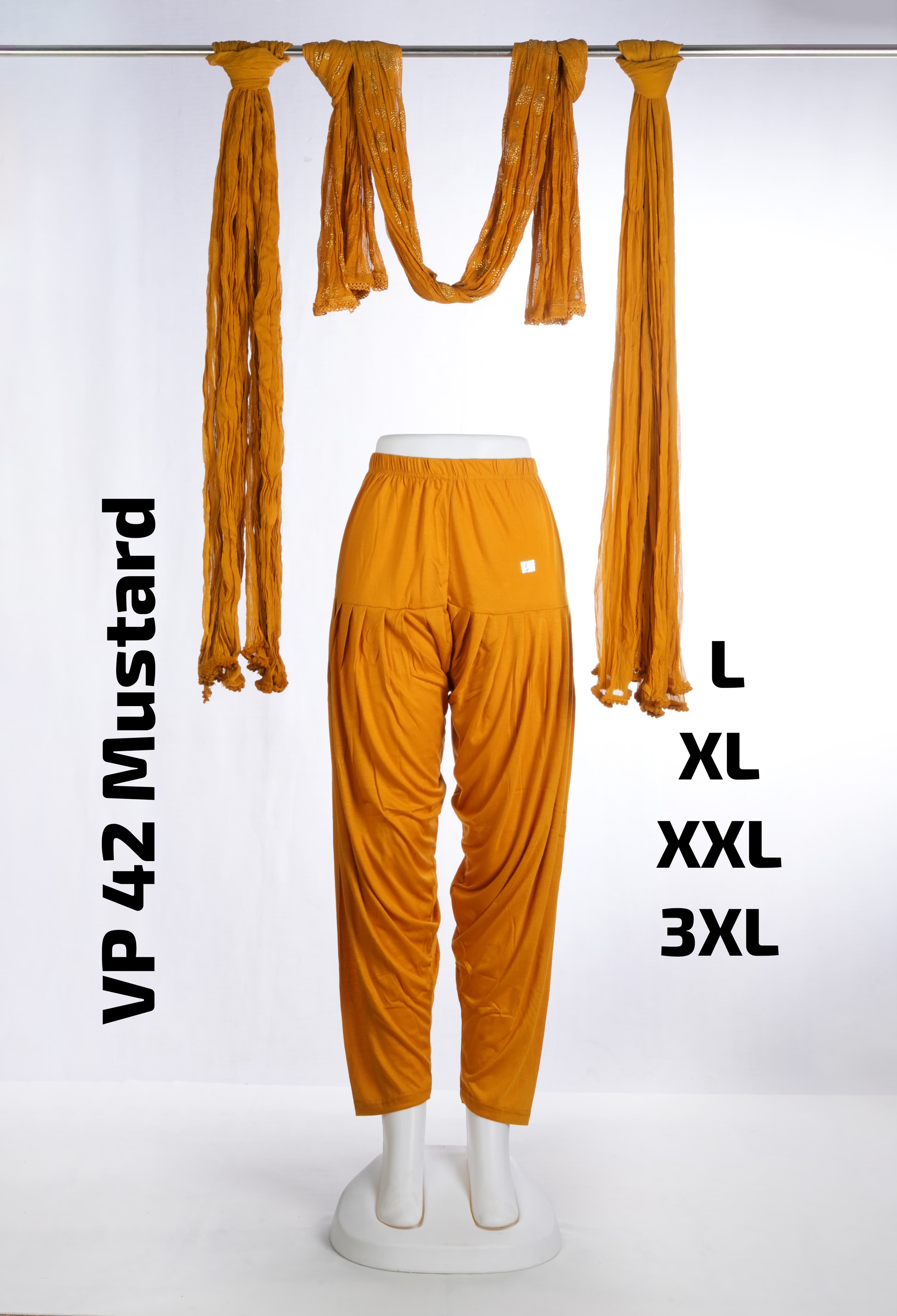 Premium Viscose Patiyala (VP 42 Mustard)