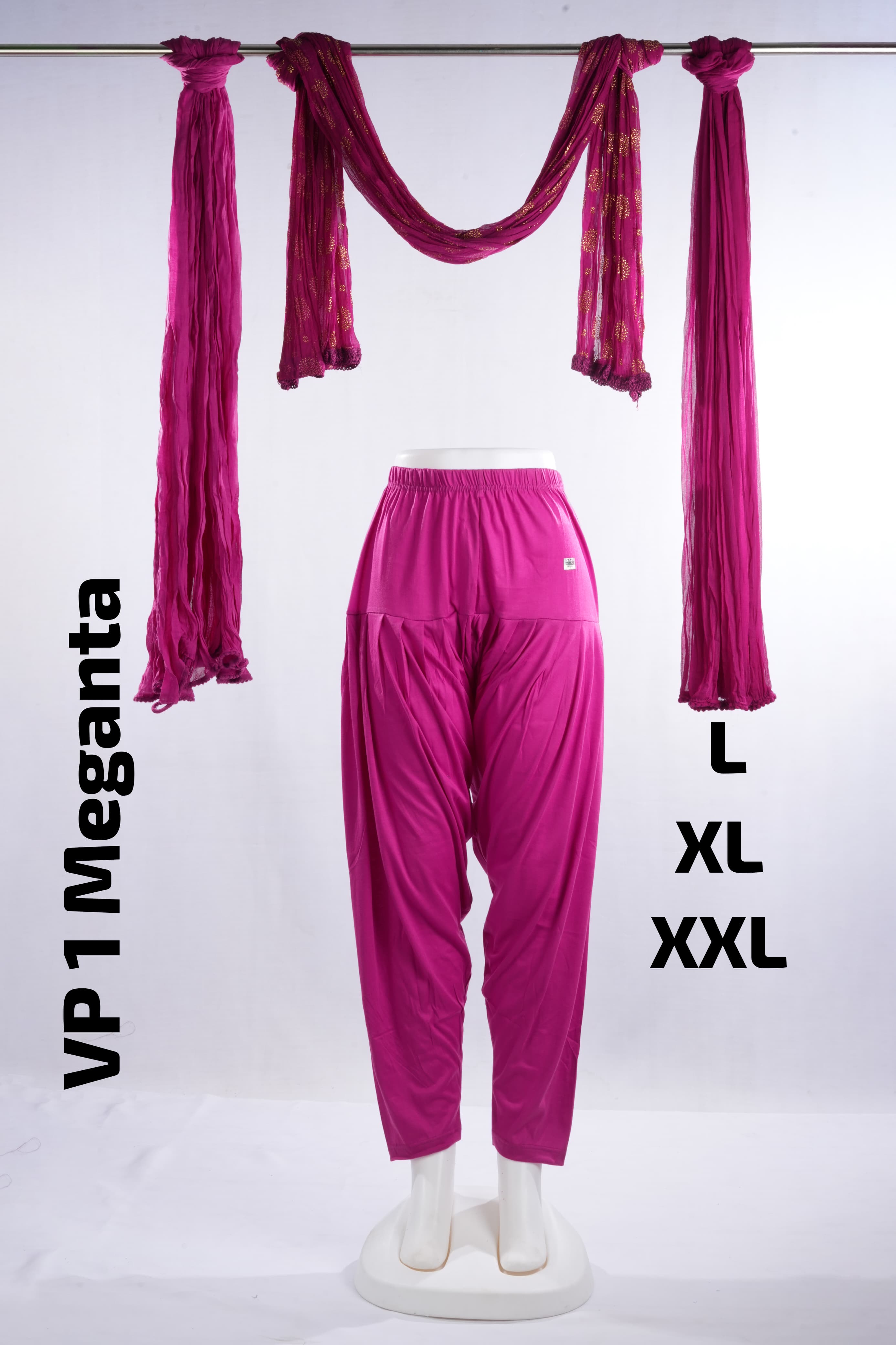 Premium Viscose Patiyala (VP 1 Meganta)