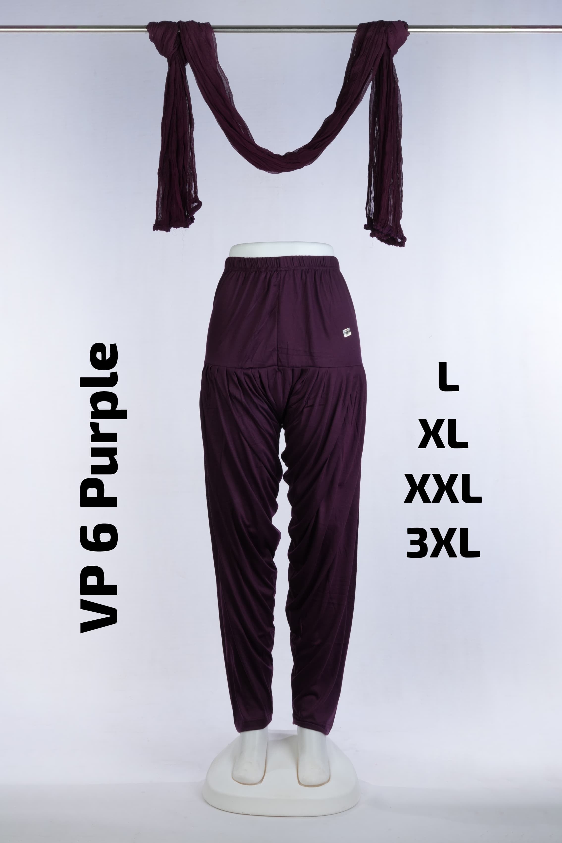 Premium Viscose Patiyala (VP 6 Purple)