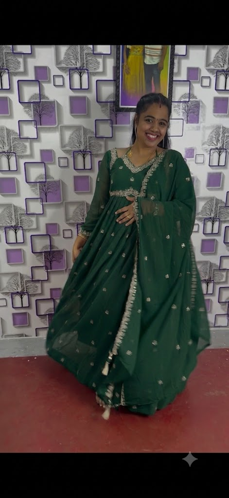 Embroidery Anarkali with Shawl (No 180)