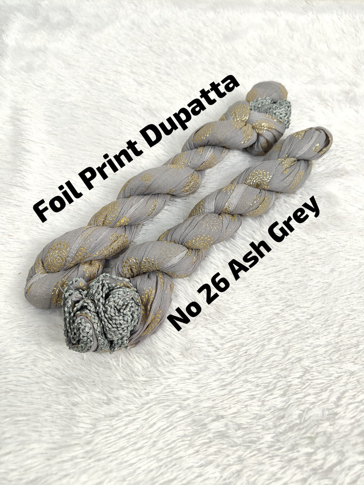 Premium Foil Print Dupatta 26