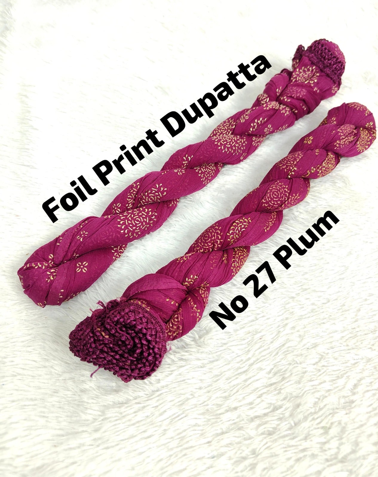 Premium Foil Print Dupatta 27