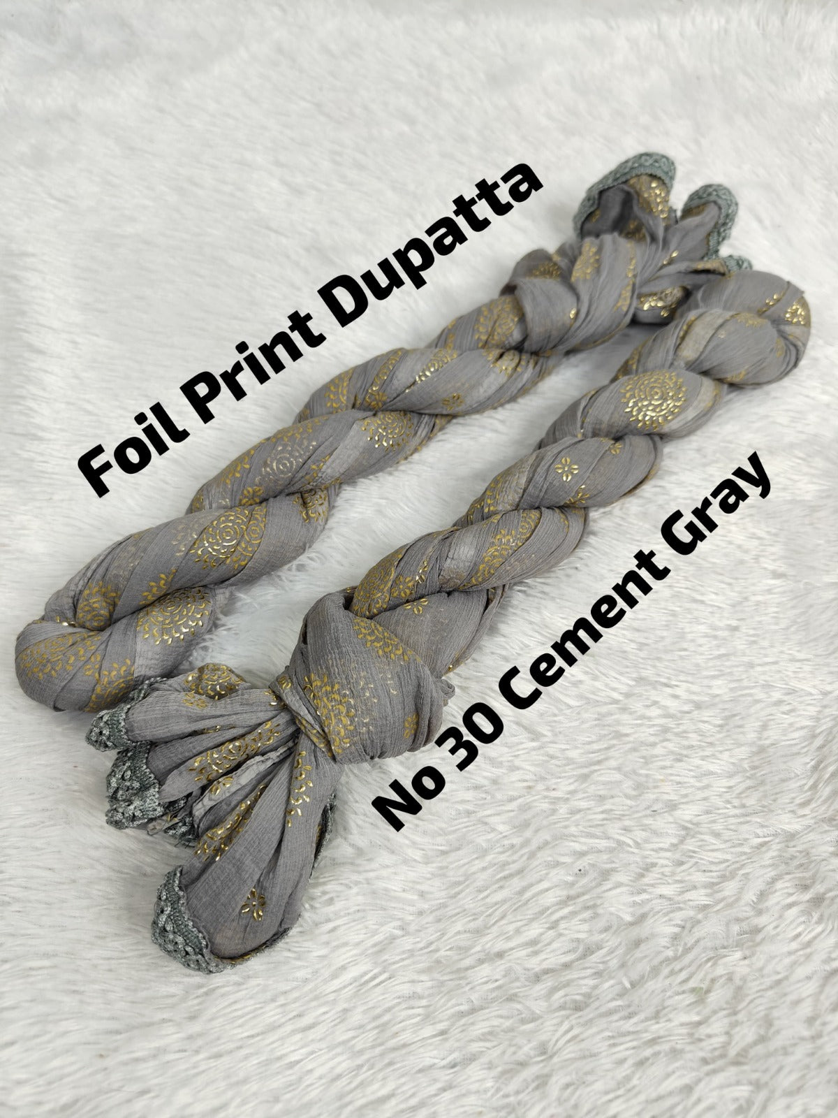 Premium Foil Print  Dupatta 30