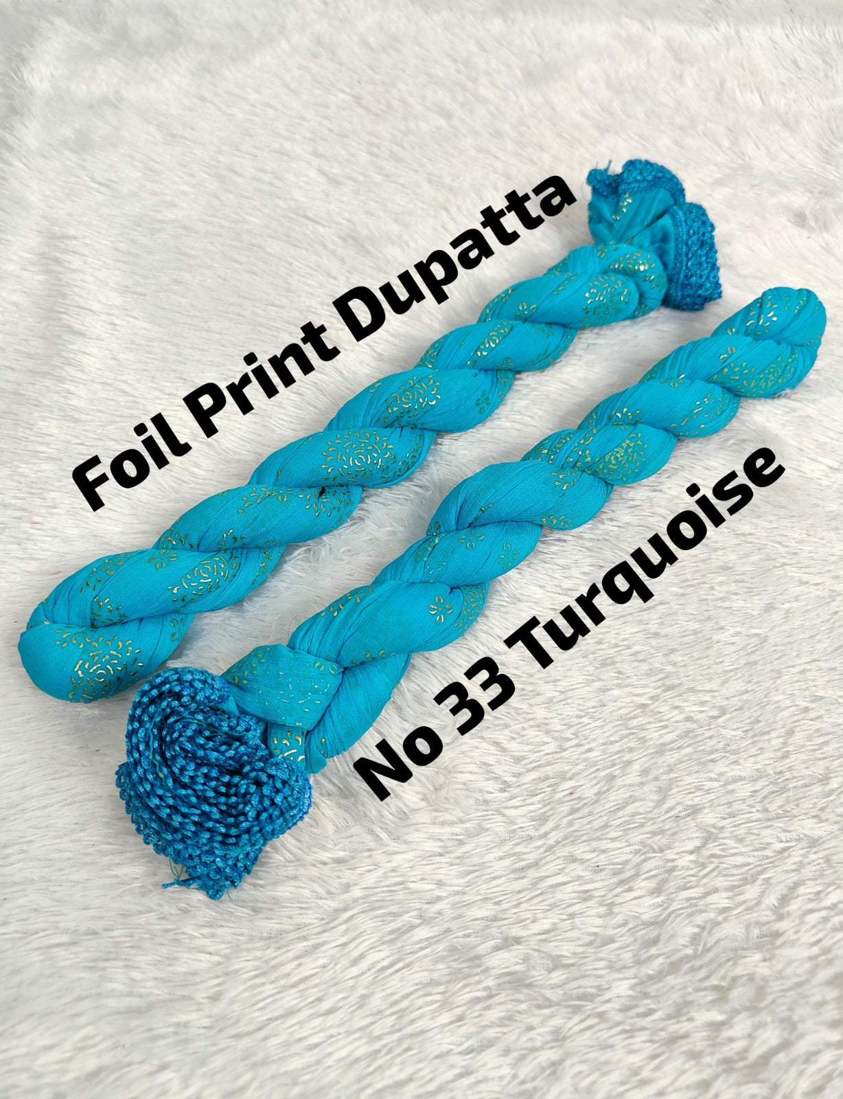Premium Foil Print Dupatta 33