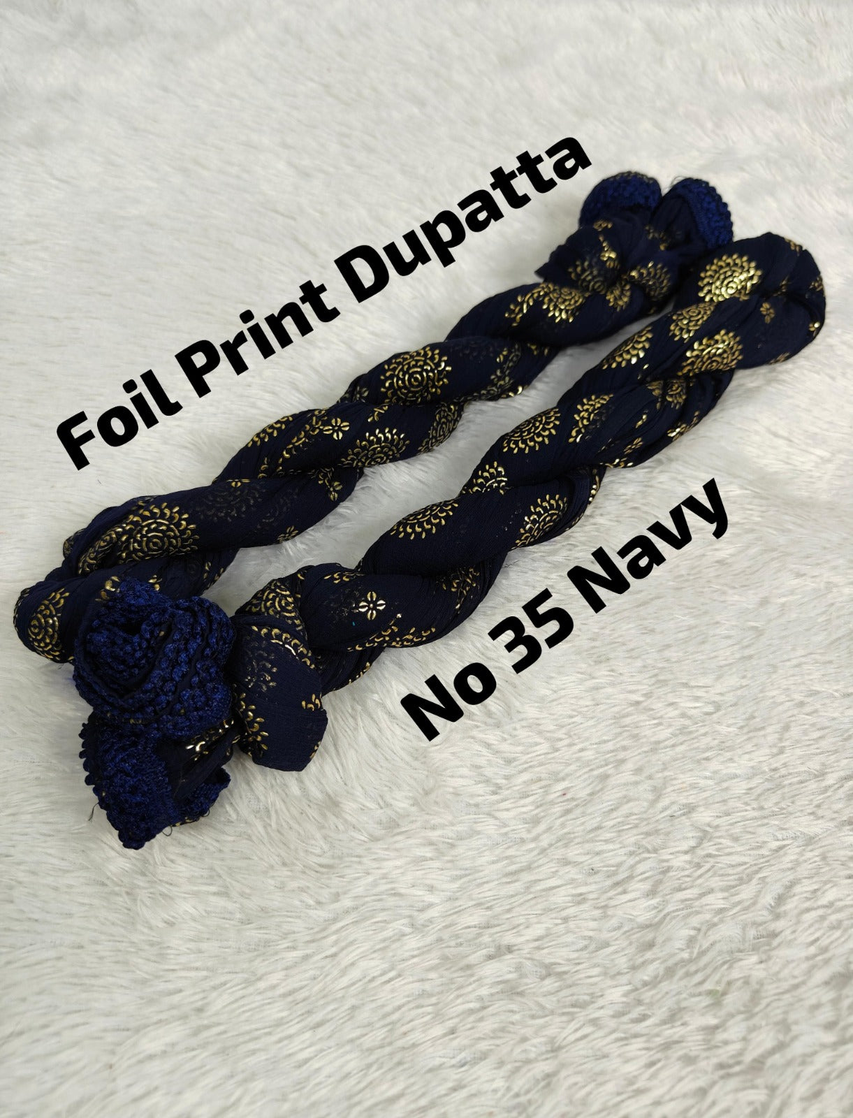 Premium Foil Print Dupatta 35