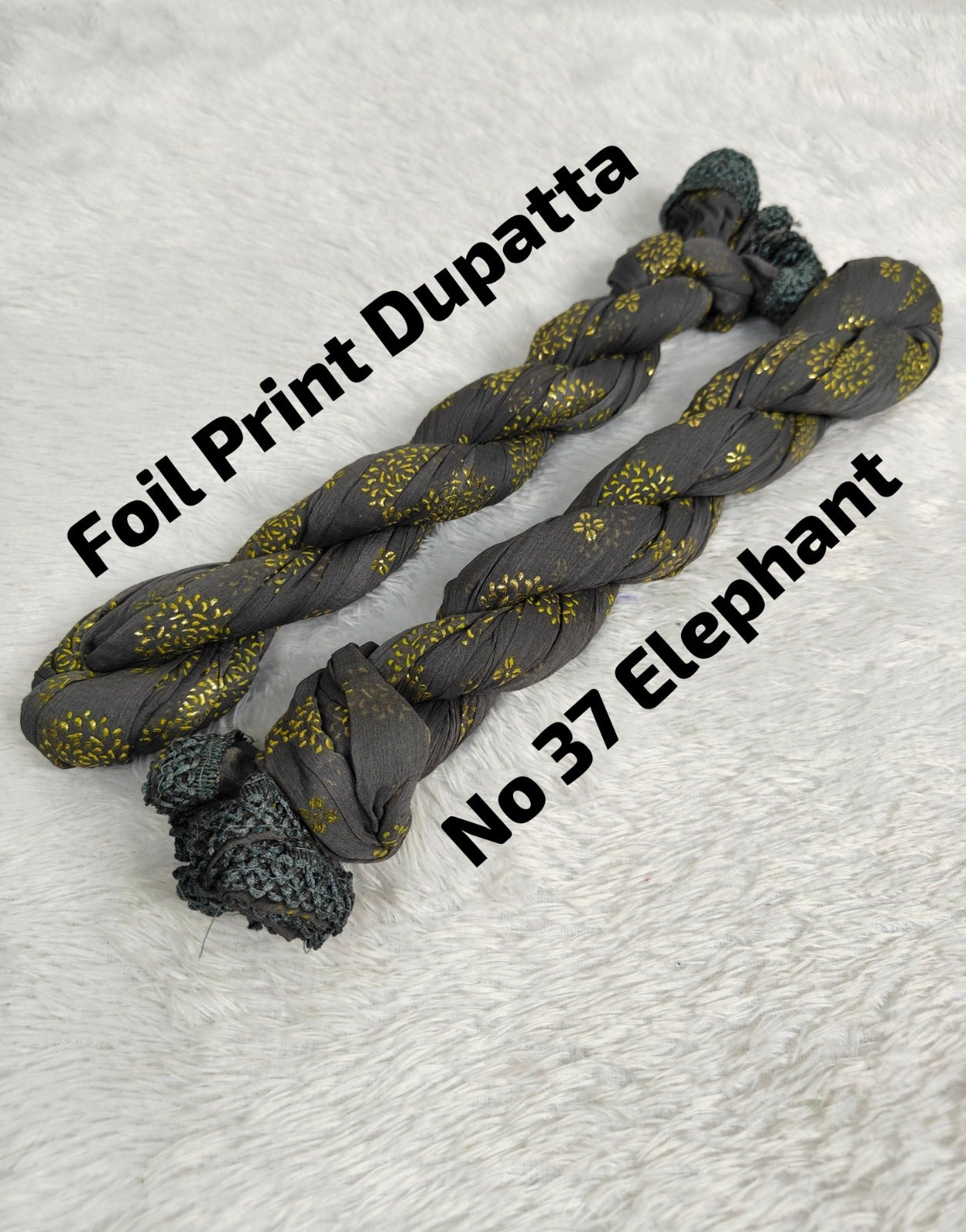 Premium Foil Print Dupatta 37