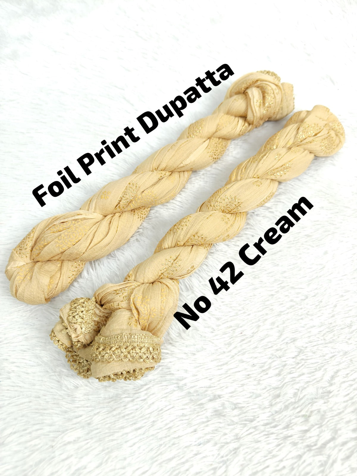 Premium Foil Print Dupatta 42