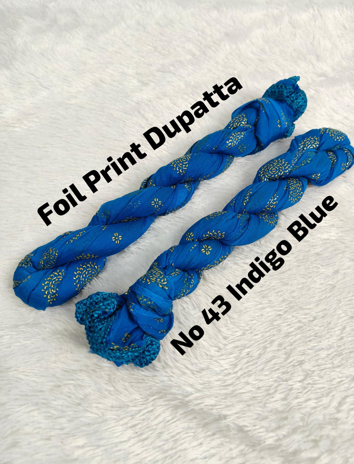Premium Foil Print Dupatta 43