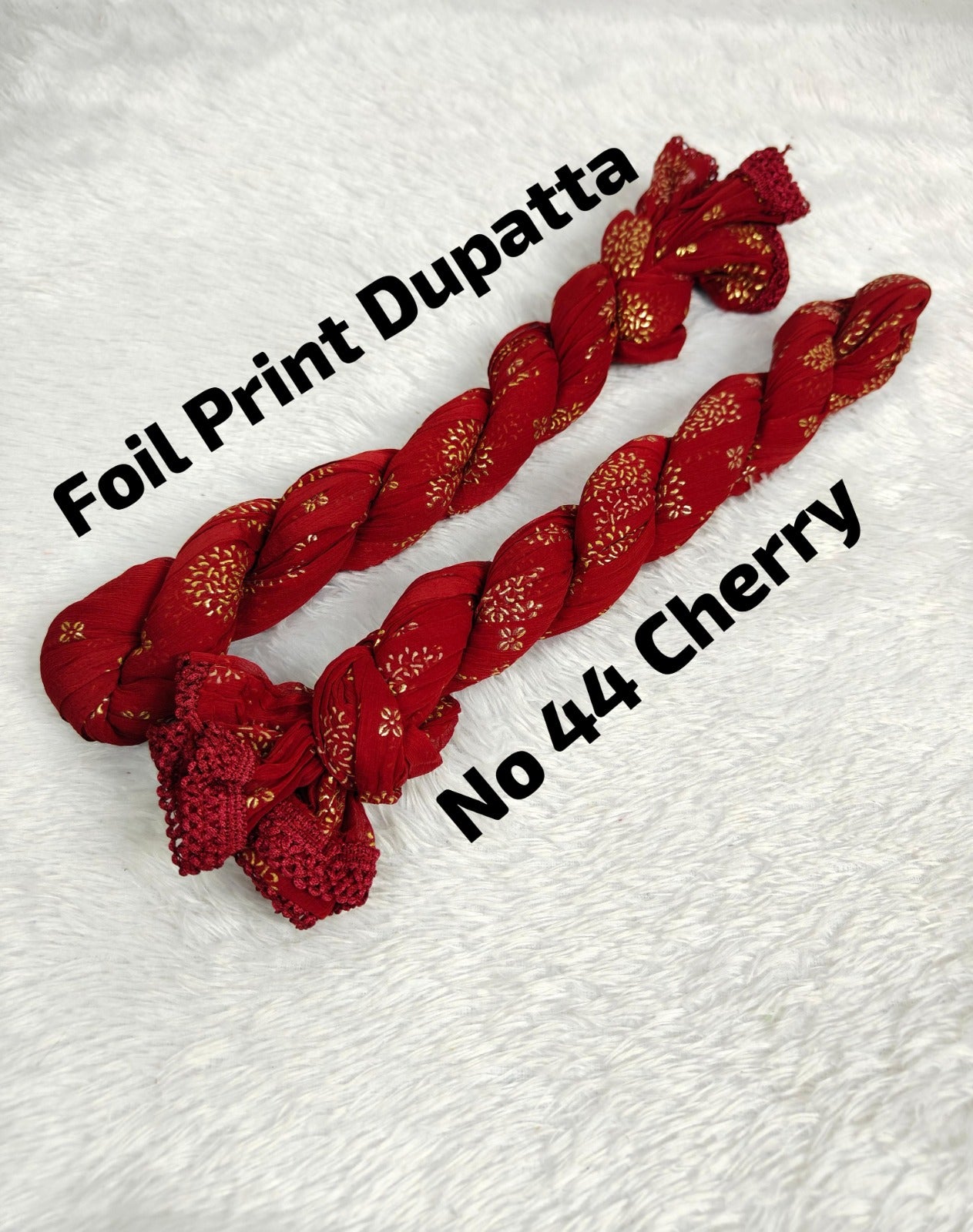 Premium Foil Print Dupatta 44