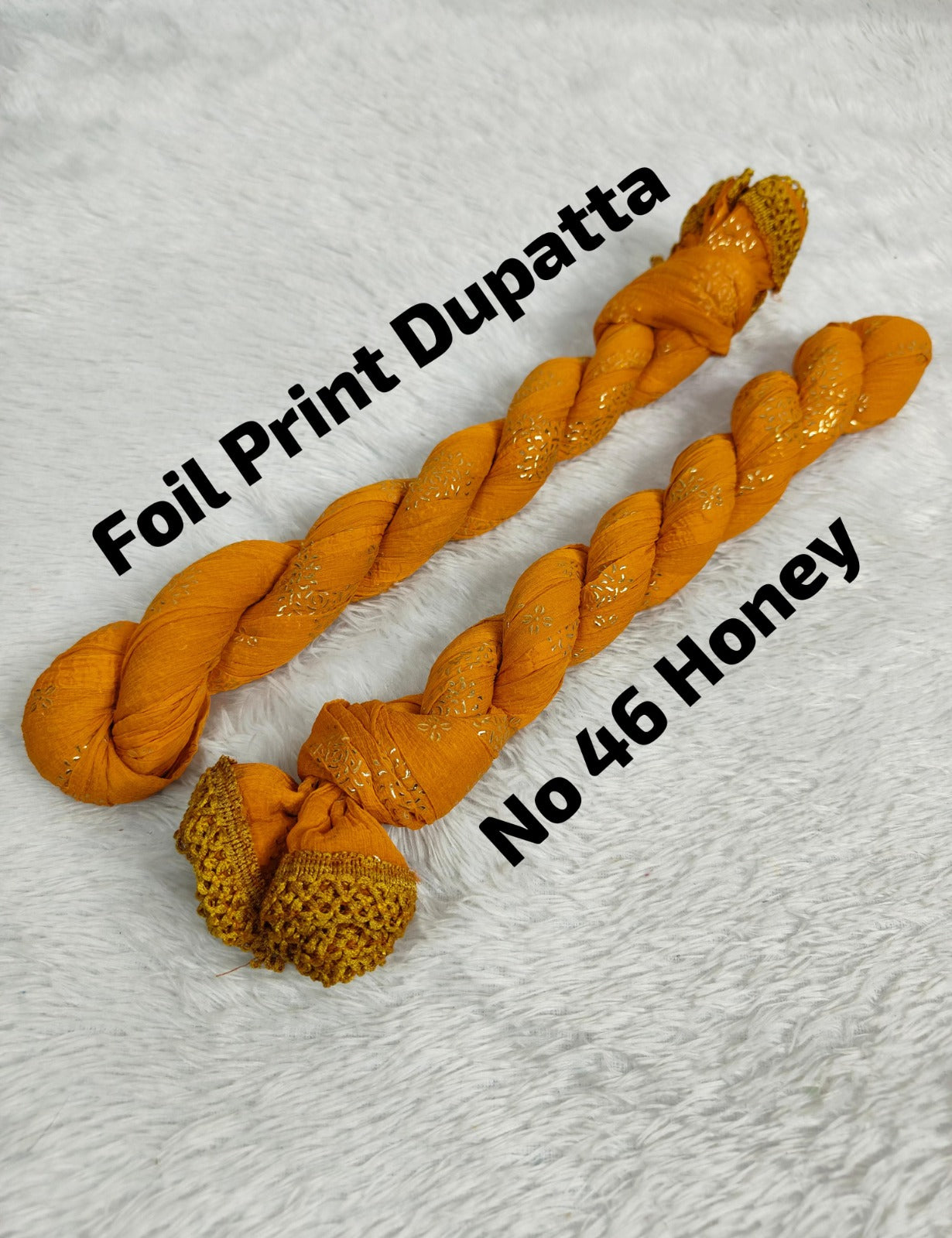Premium Foil Print Dupatta 46