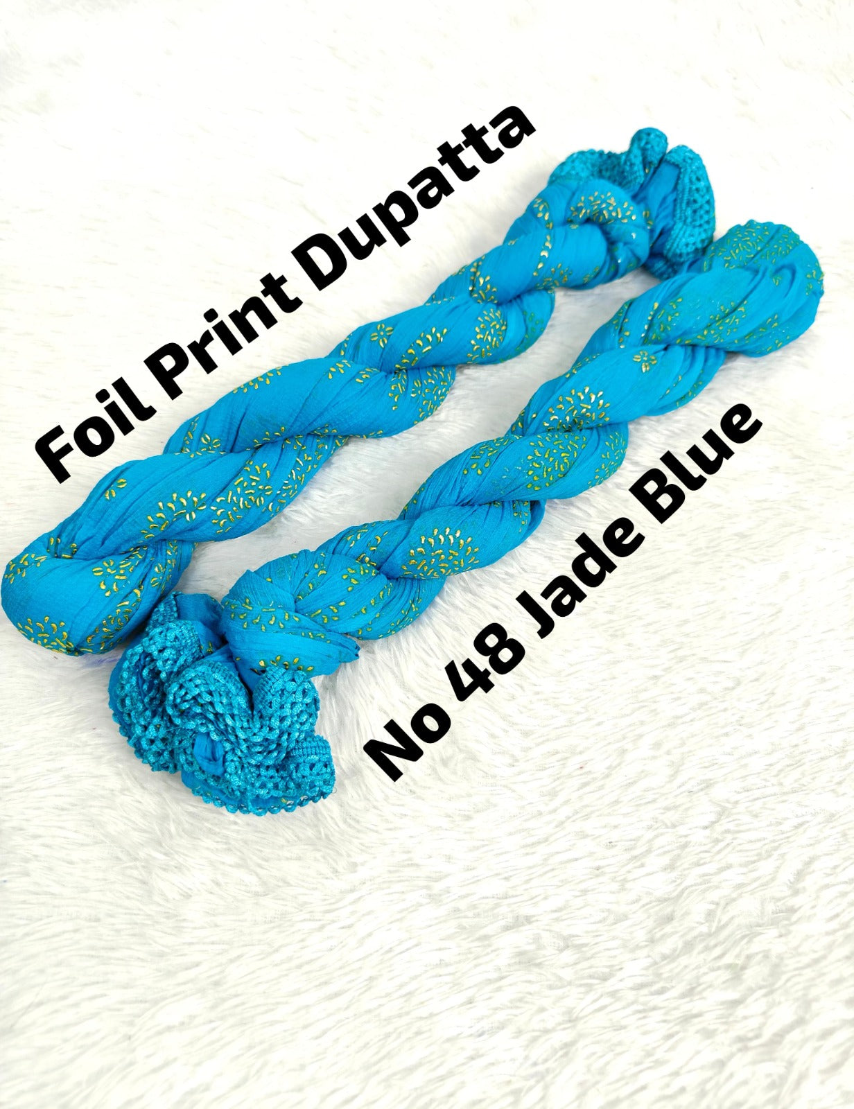 Premium Foil Print Dupatta 48
