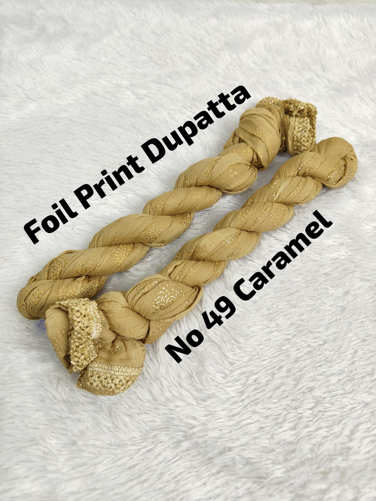 Premium Foil Print Dupatta 49