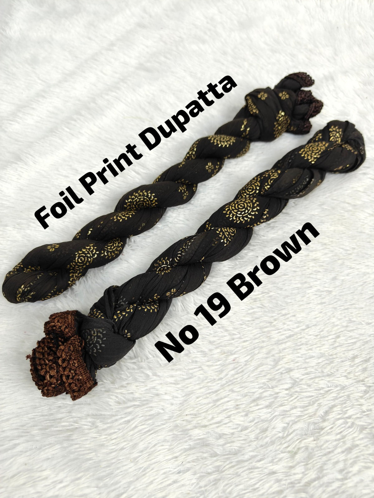 Premium  Foil Print Dupatta 19