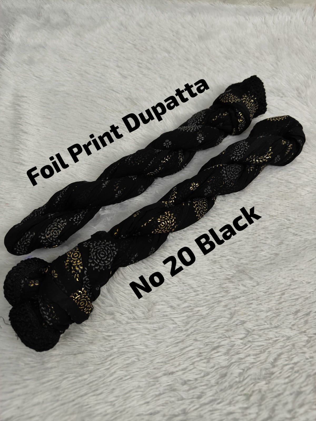 Premium Foil Print Dupatta 20