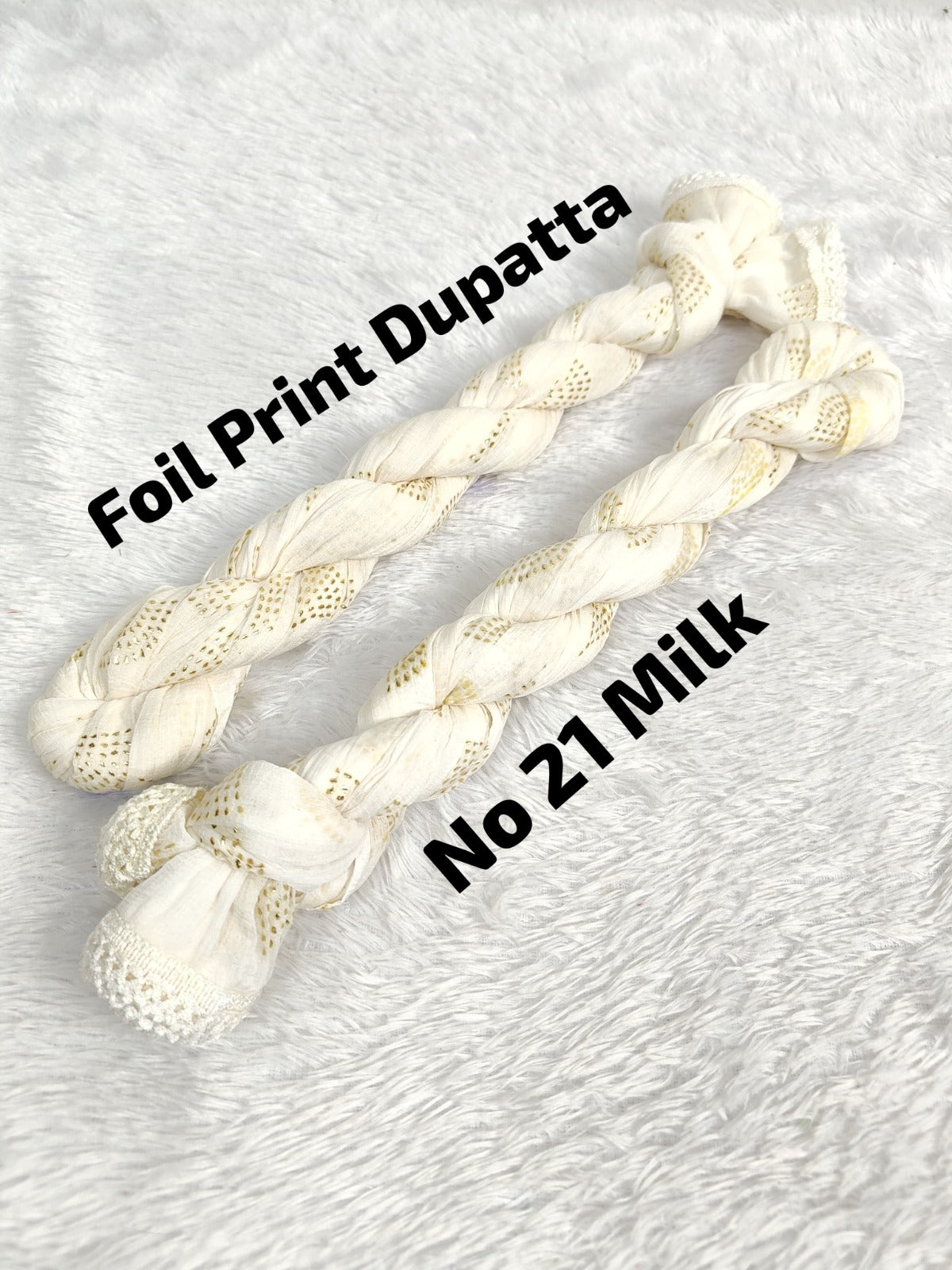 Premium Foil Print Dupatta 21