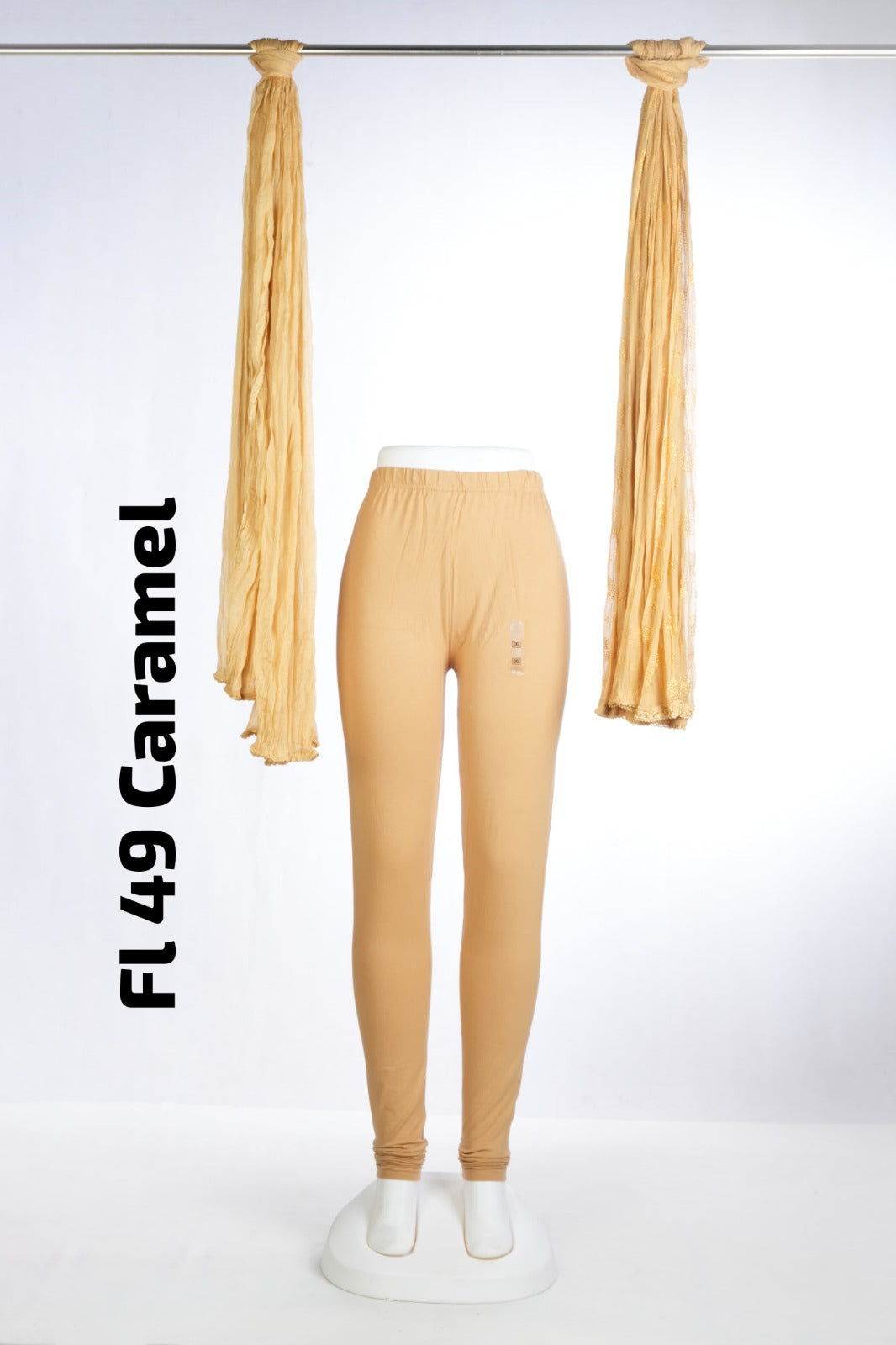 Premium Full Length Leggings (FL 49 Caramel)