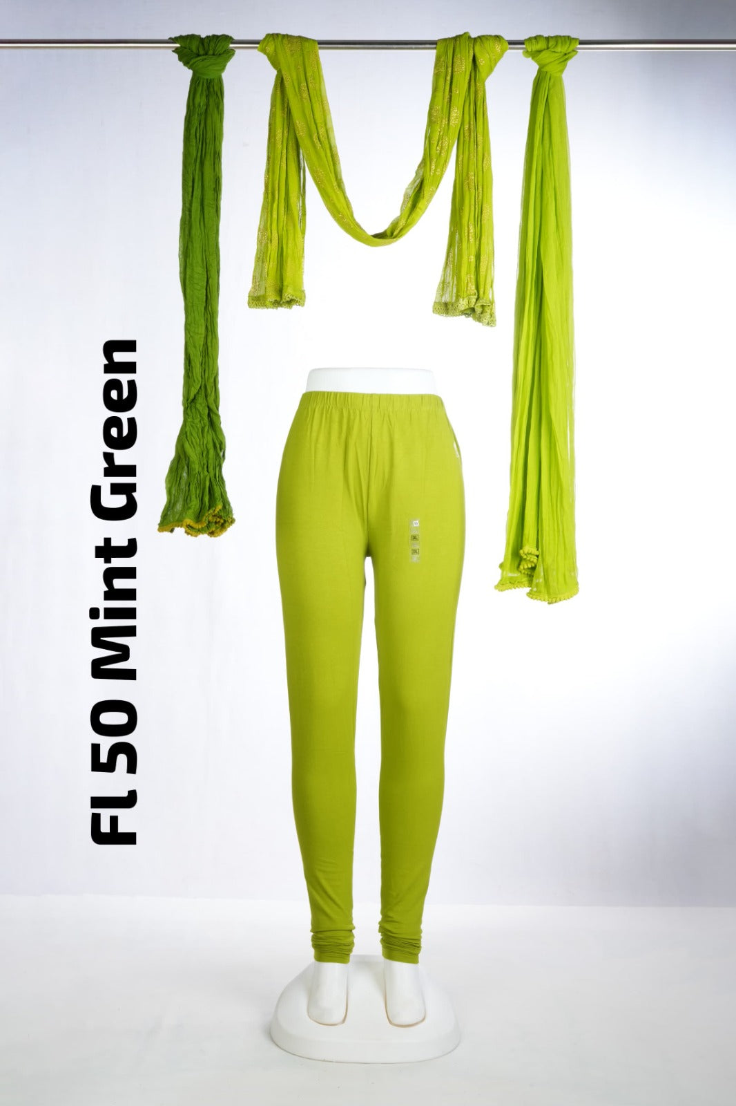 Premium Full Length Leggings (FL 50 mint green)