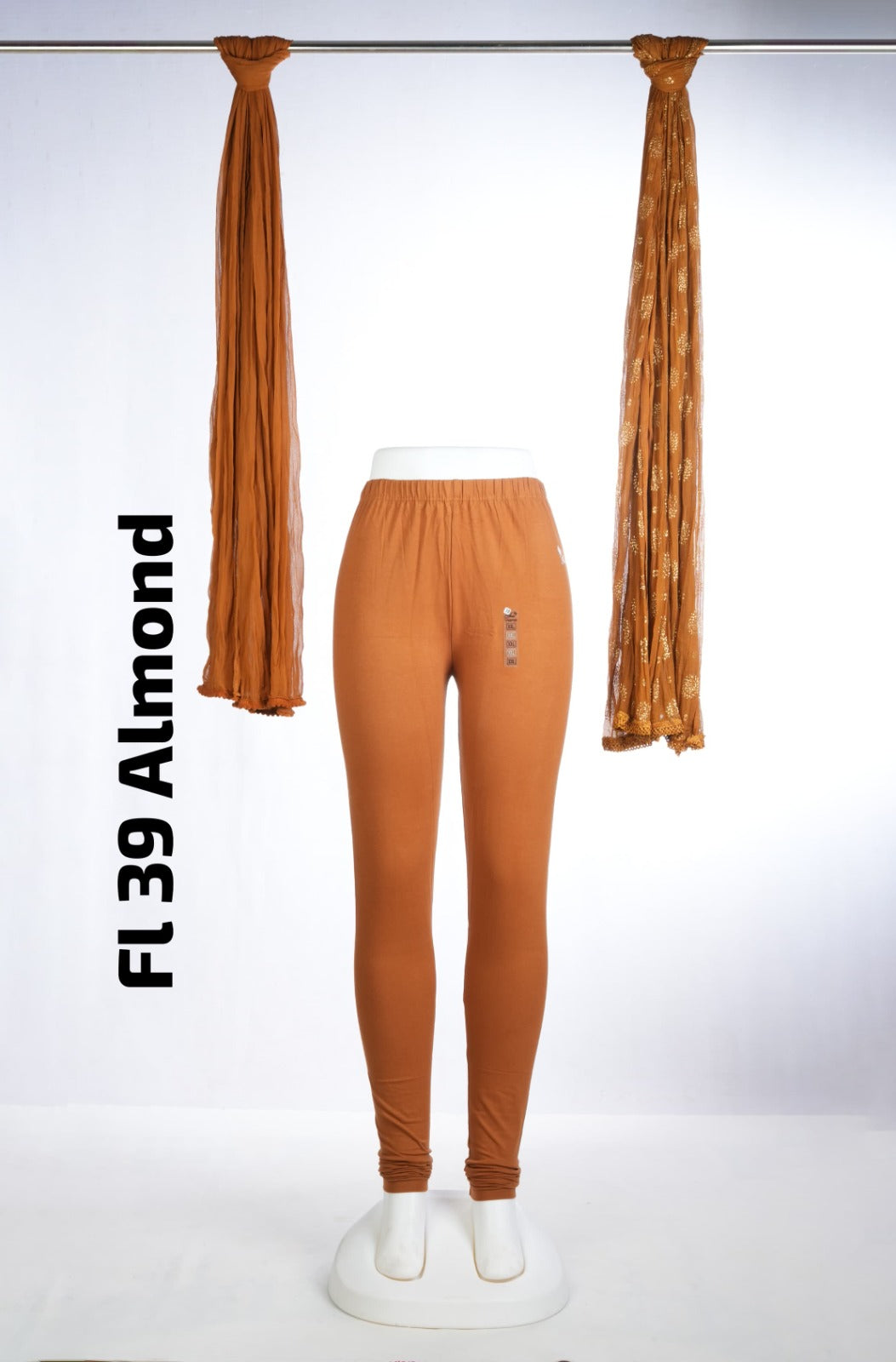 Premium Full Length Leggings (FL 39 Almond  )