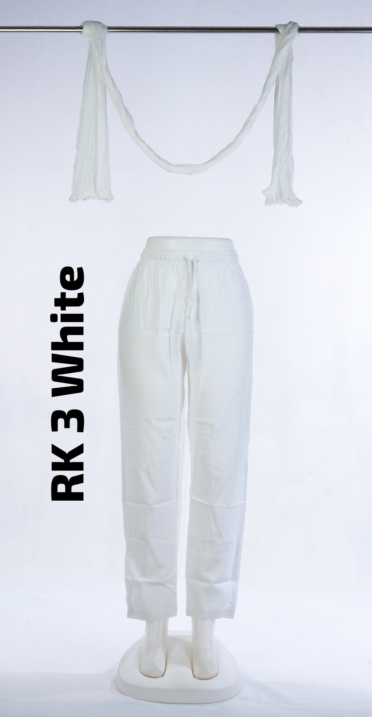 Premium Rayon Kurta Pant (RK 3 White  )