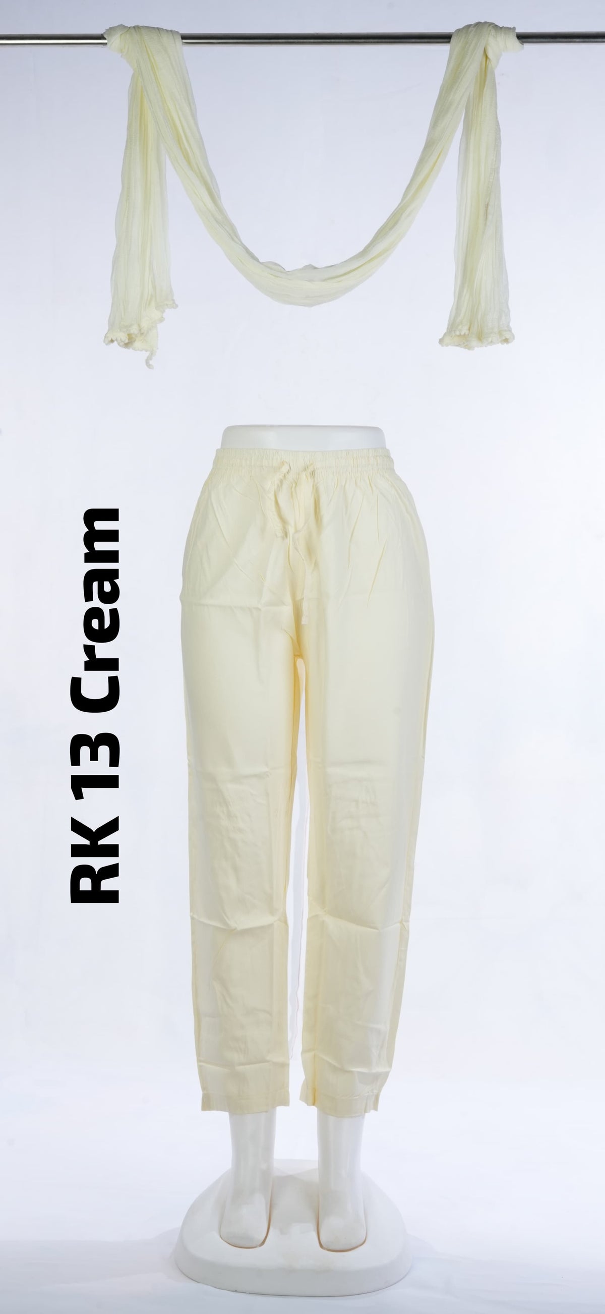 Premium Rayon Kurta Pant (RK 13 Cream)