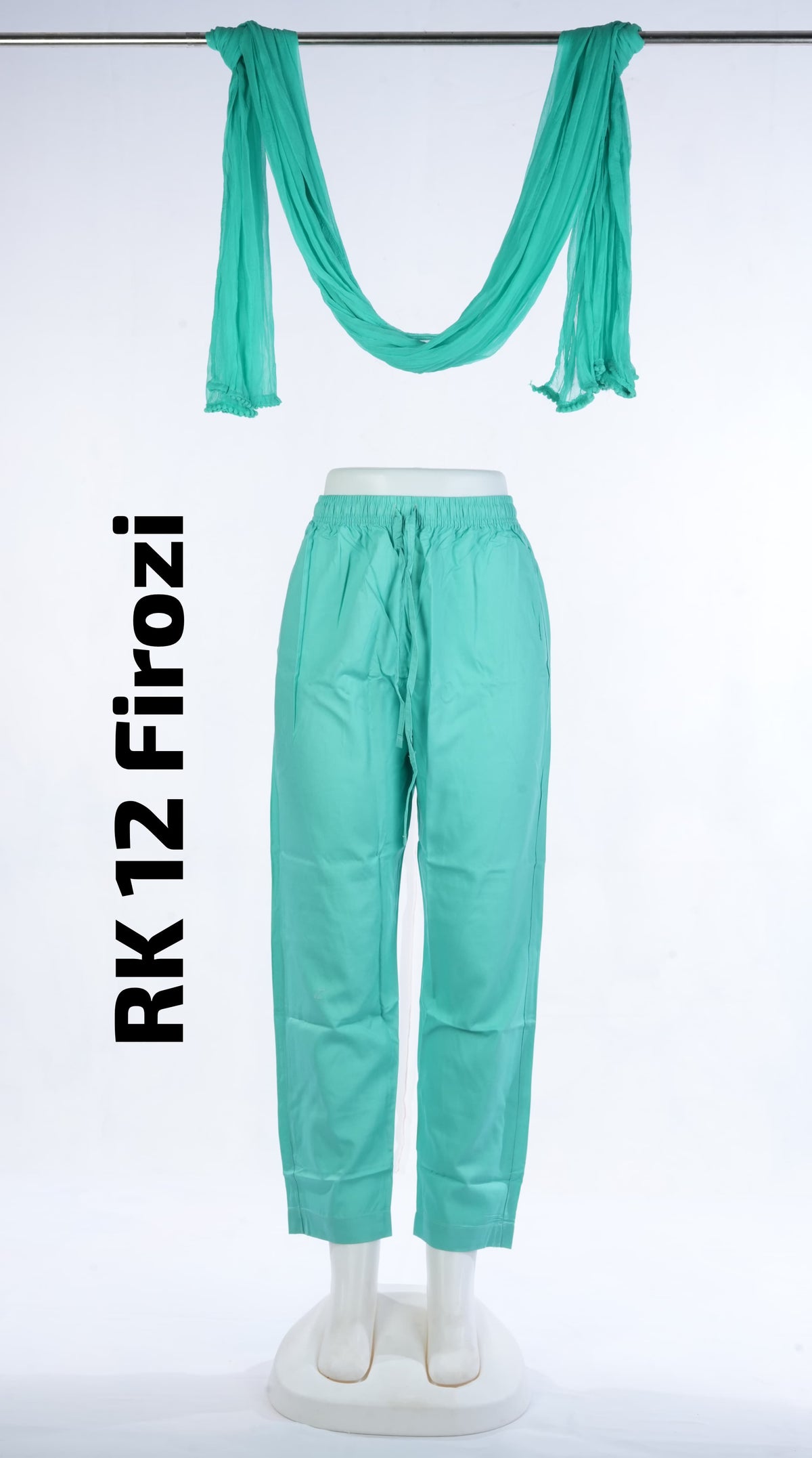 Premium Rayon Kurta Pant (RK 12 Firozi )