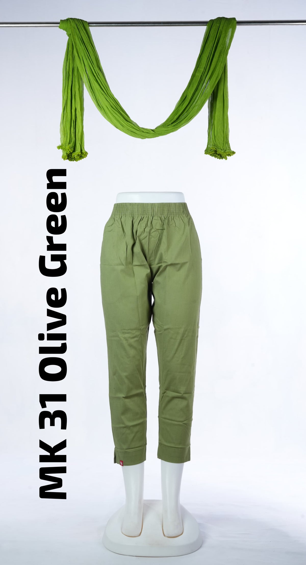 Premium Cotton Lycra Kurta Pant (MK 31 Olive Green)