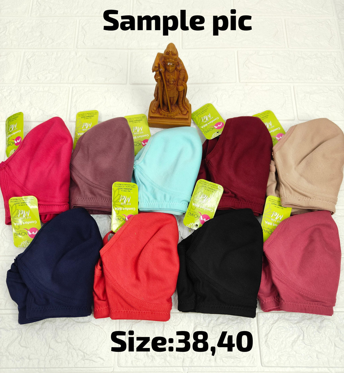 Premium Double Cloth Full Coverage Bra (Random Colour)