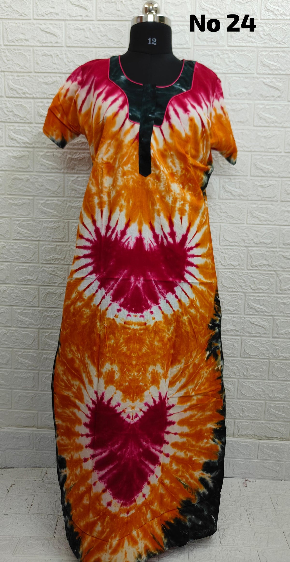 Shibori Zip Nighty (No 24)