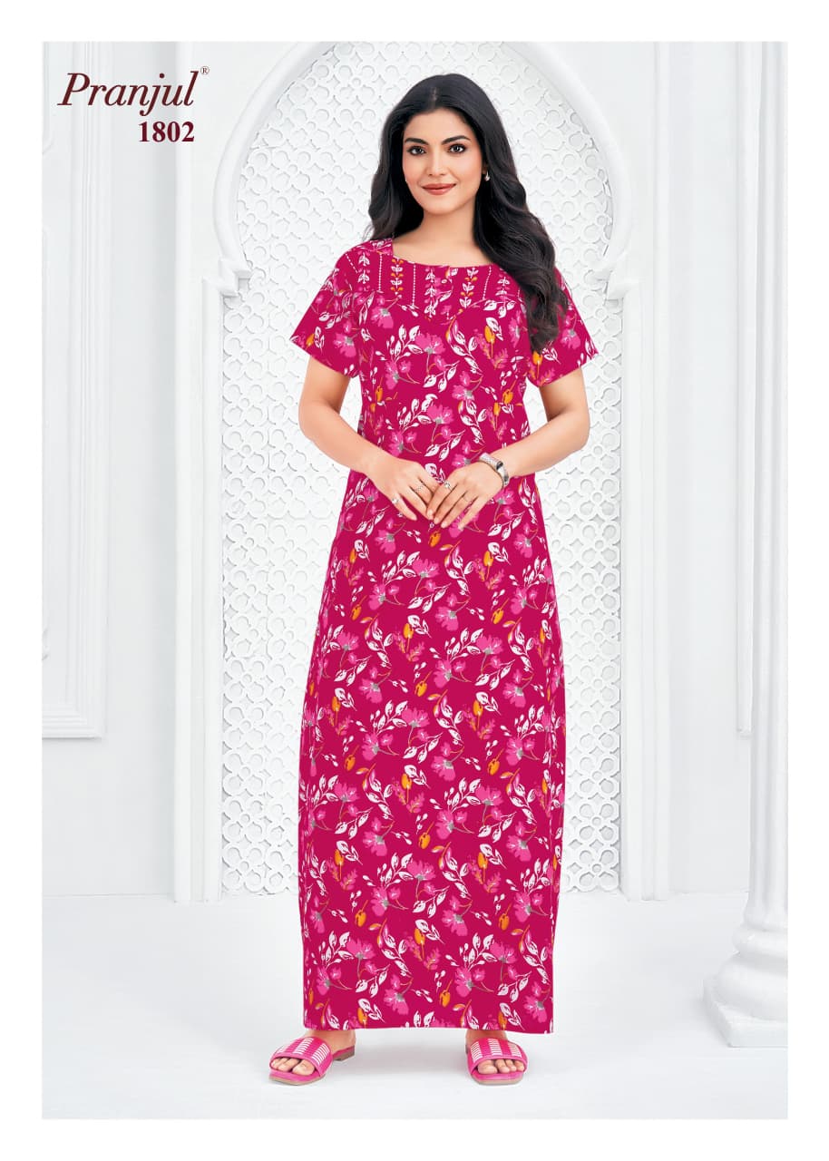 Pranjul Nighty (XXL)(No 1802)